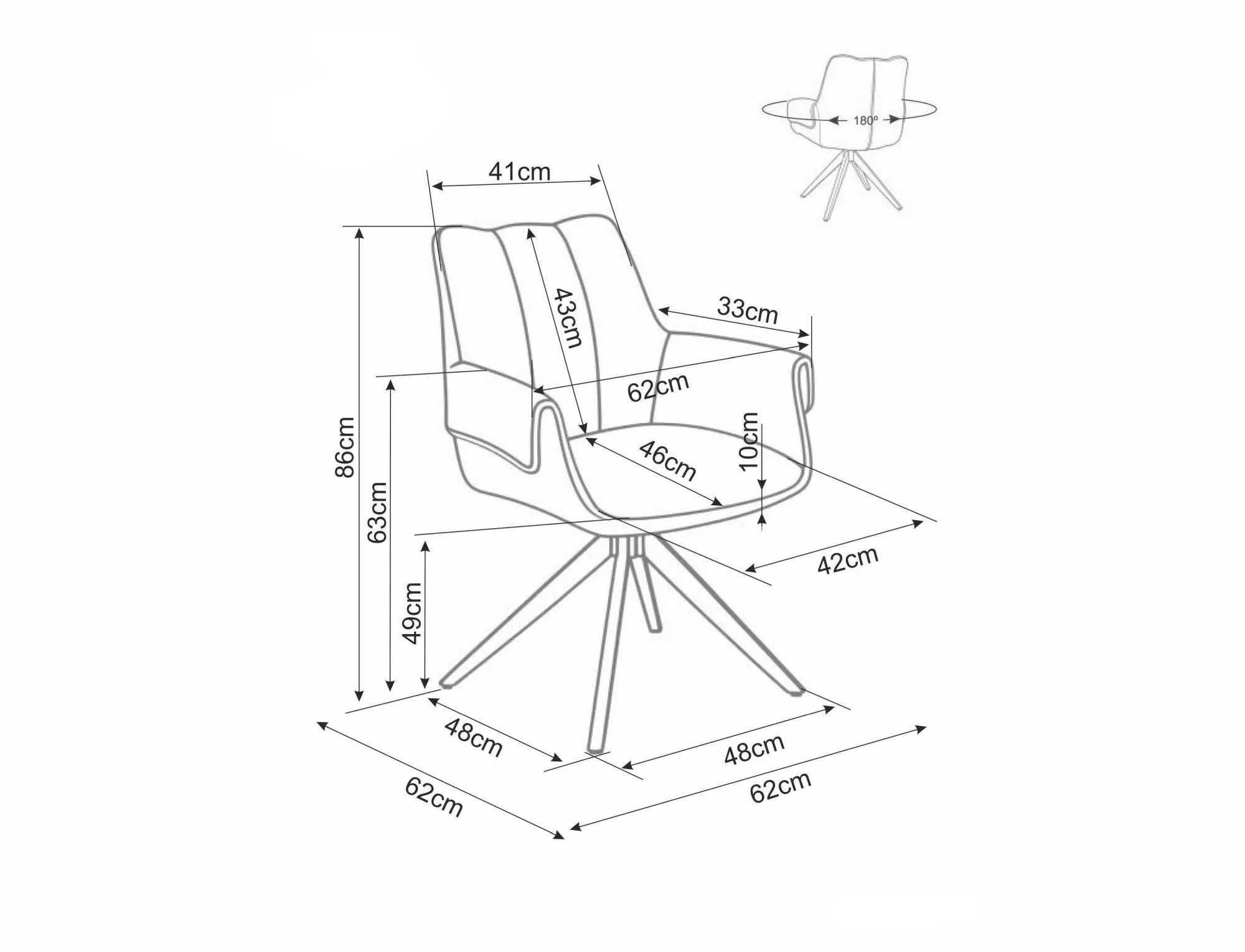 Chair Detroit 965 (Beige)