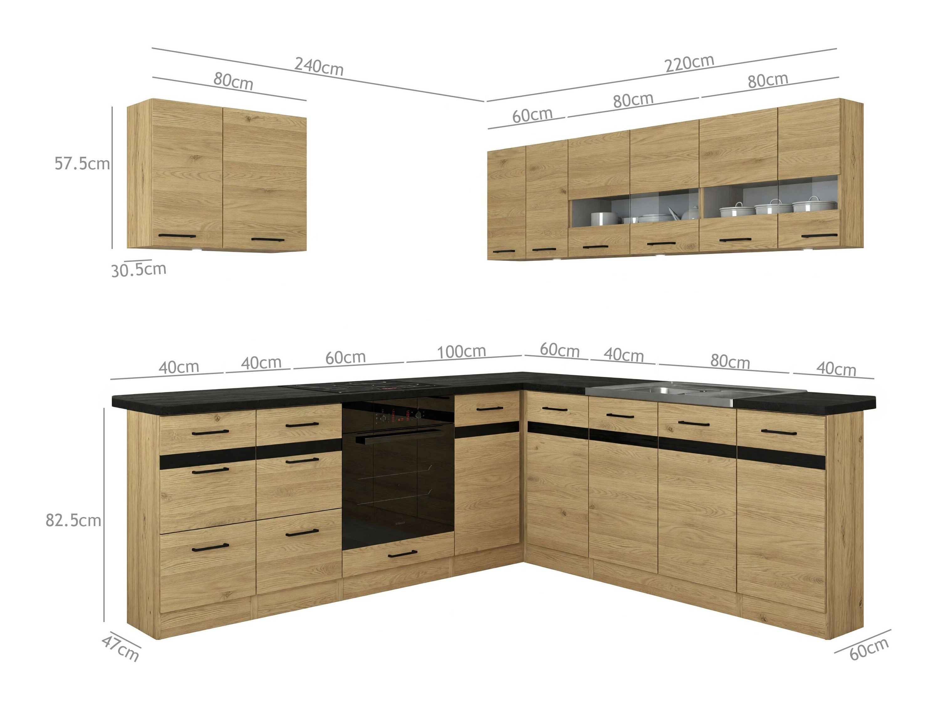 Modular kitchen set Berna 123