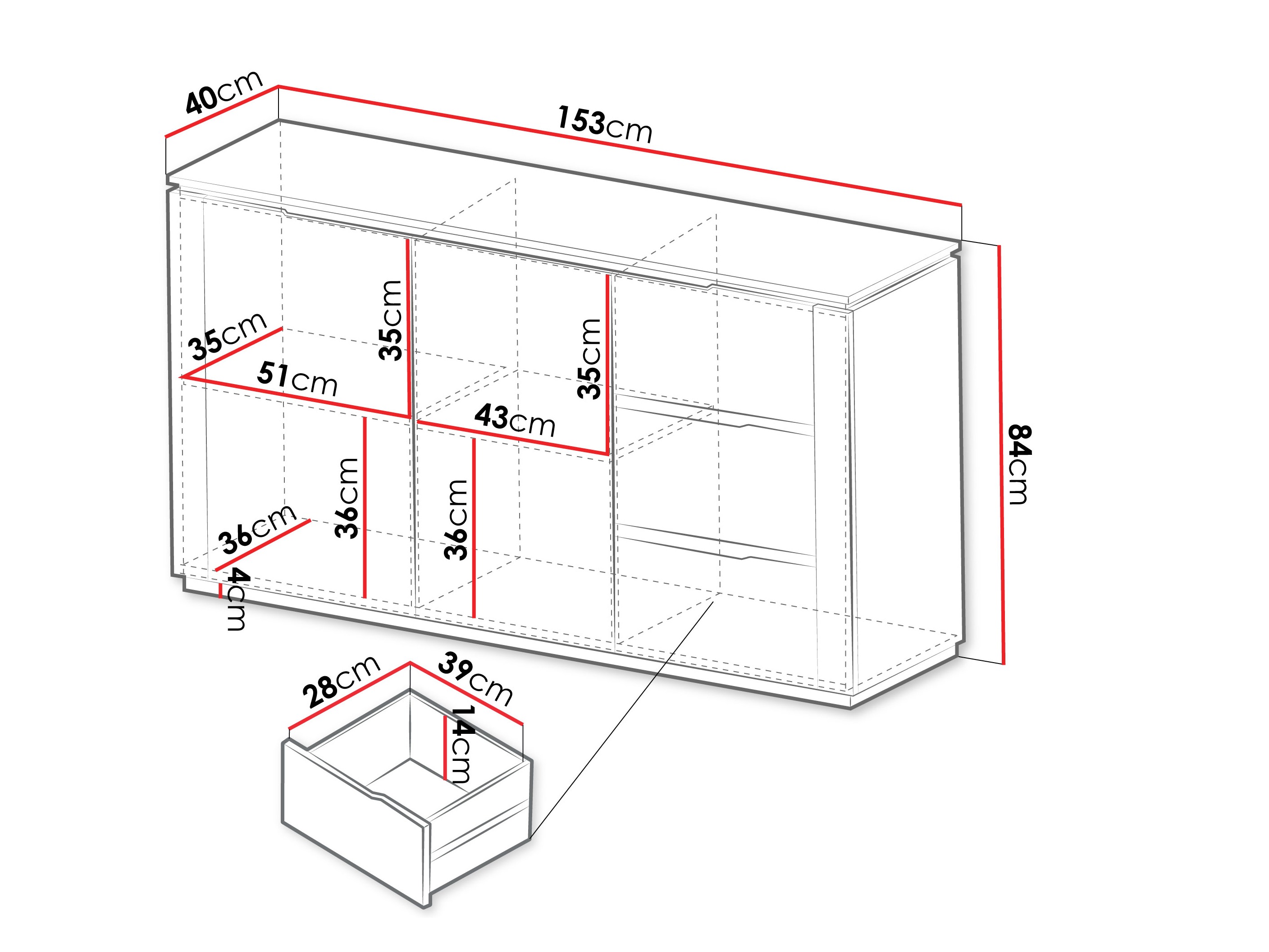Chest of drawers SI199