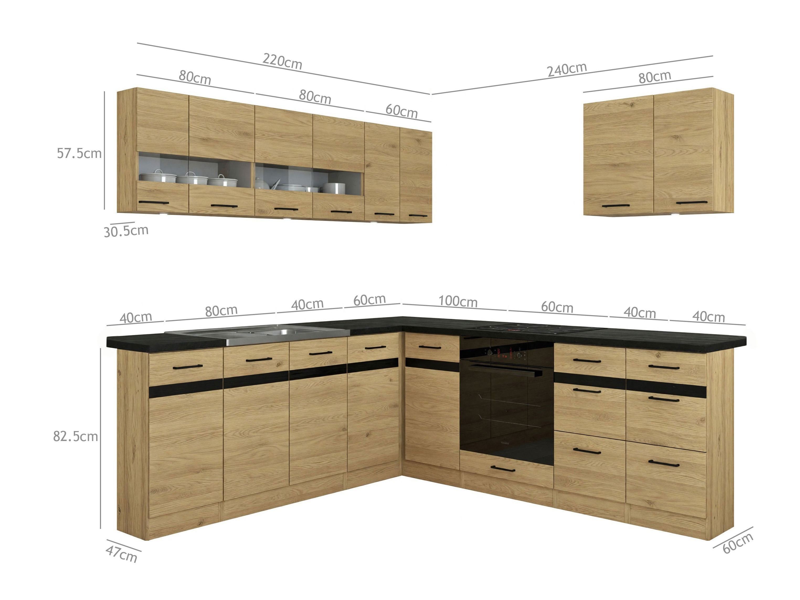 Modular kitchen set Berna 123