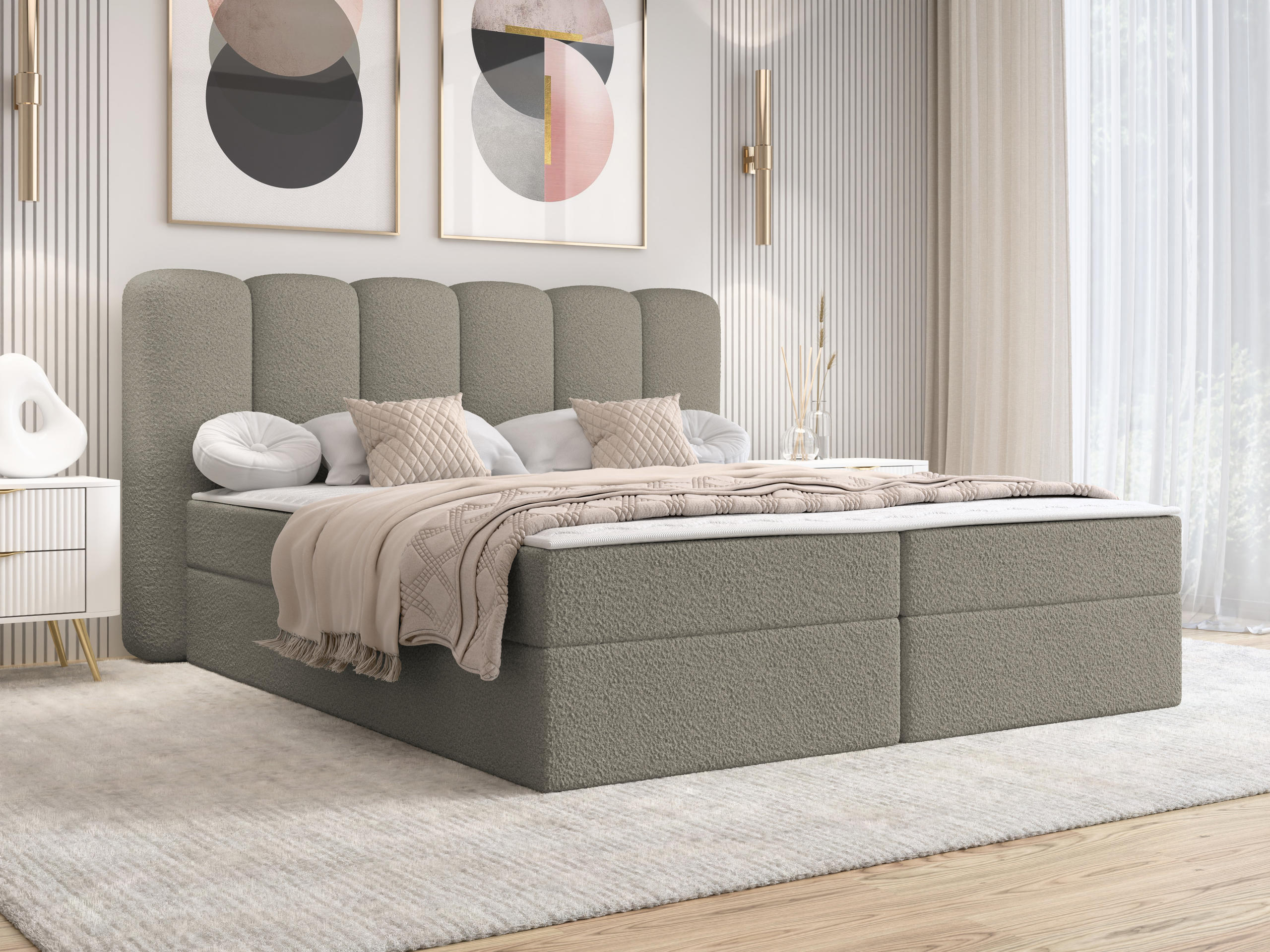 Continental bed Stonecrest 112 (Lambi 03)
