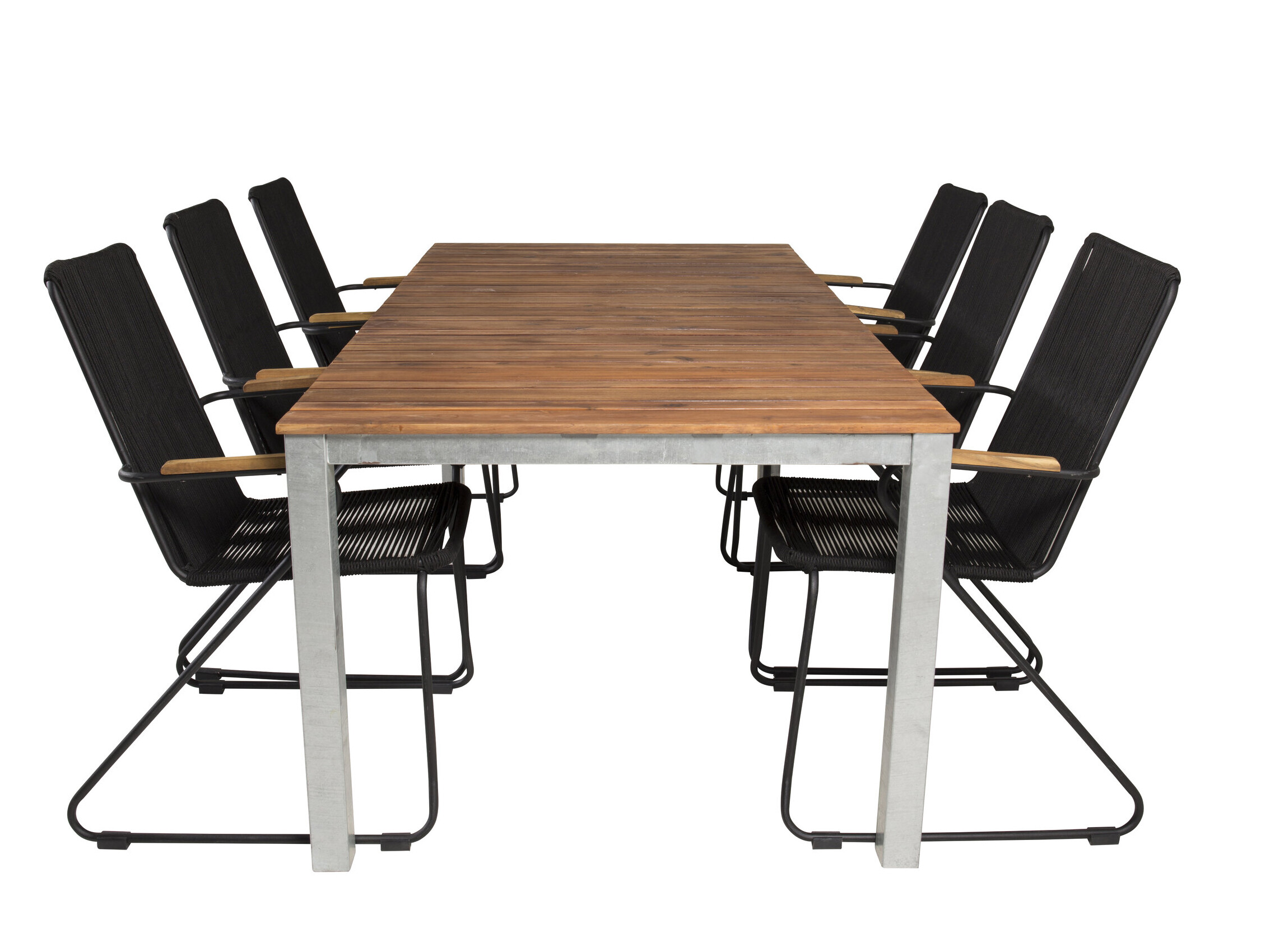 Table and chairs set Dallas 5320 (Black)