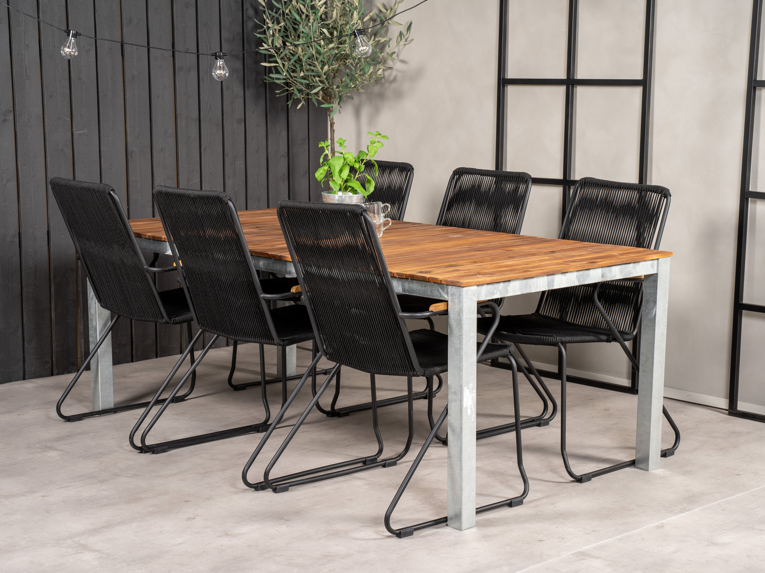 Table and chairs set Dallas 5320