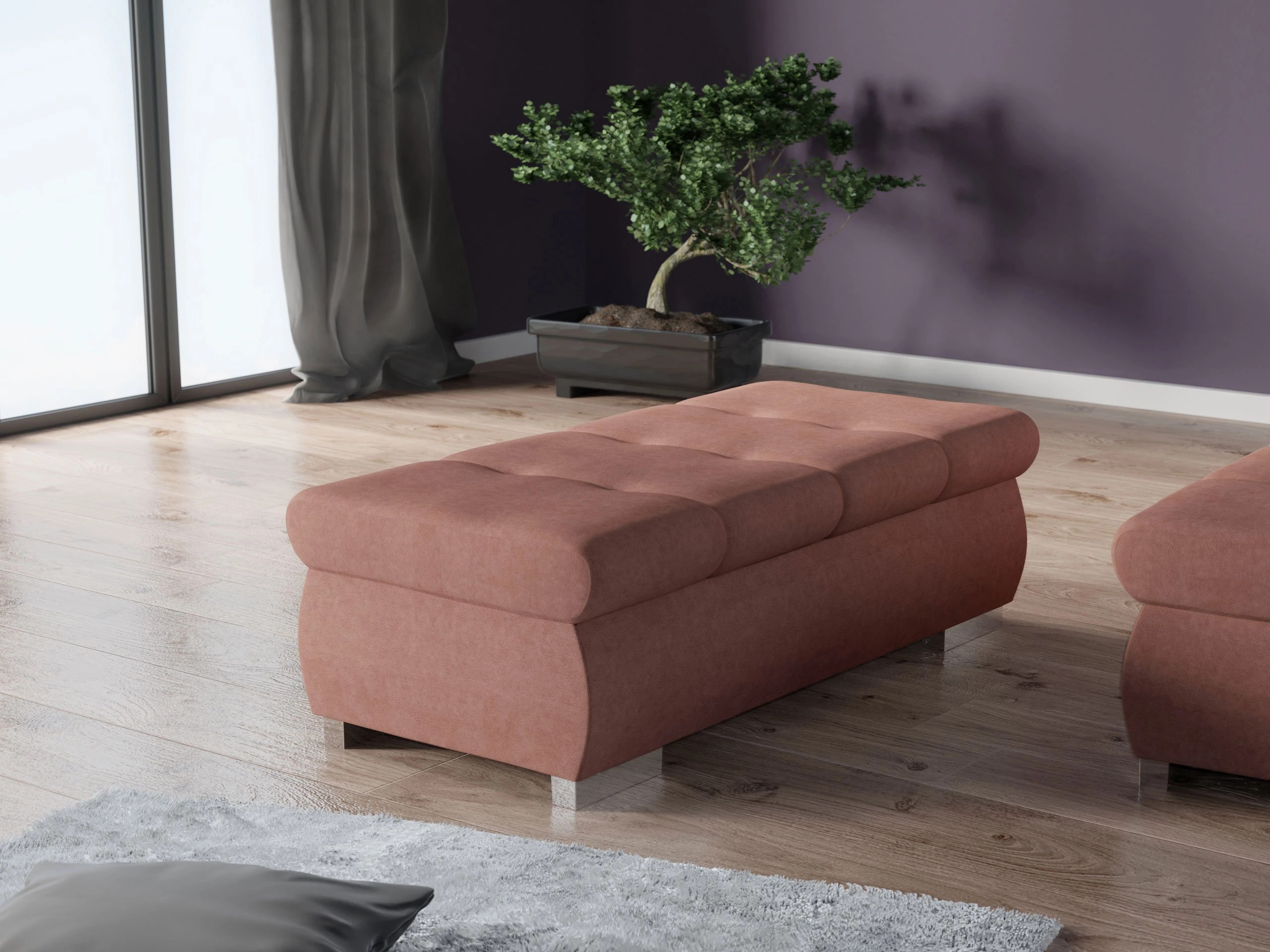 Upholstered bench Comfivo Nitor I (Uttario Velvet 2955)