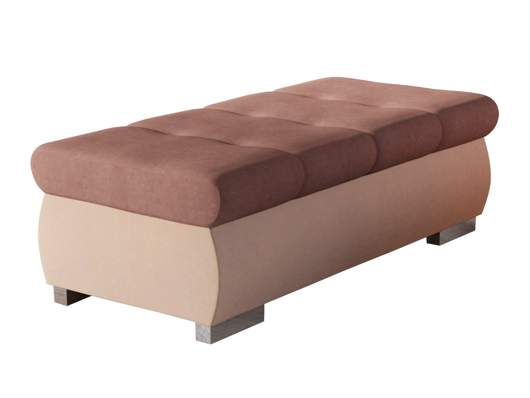 Upholstered bench Comfivo Nitor I (Uttario Velvet 2956 + Uttario Velvet 2955)