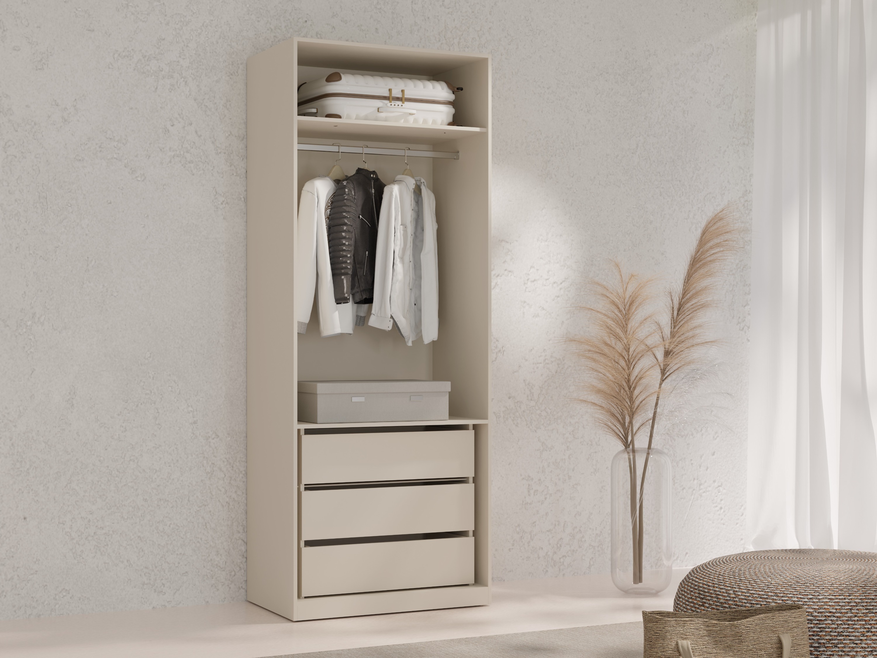 Wardrobe Toledo 145 (Beige)