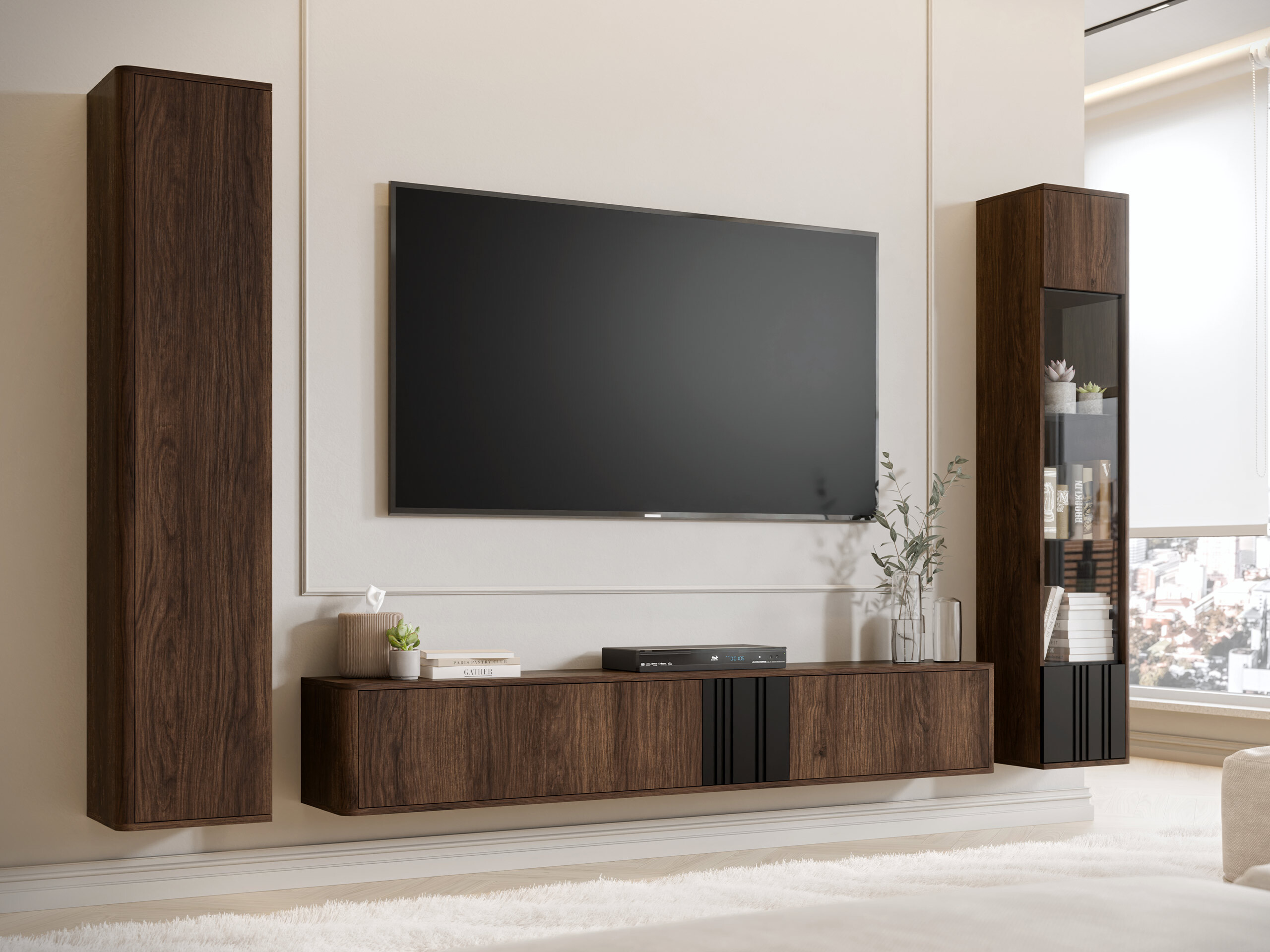 Wall shelf Oratio II (Walnut)