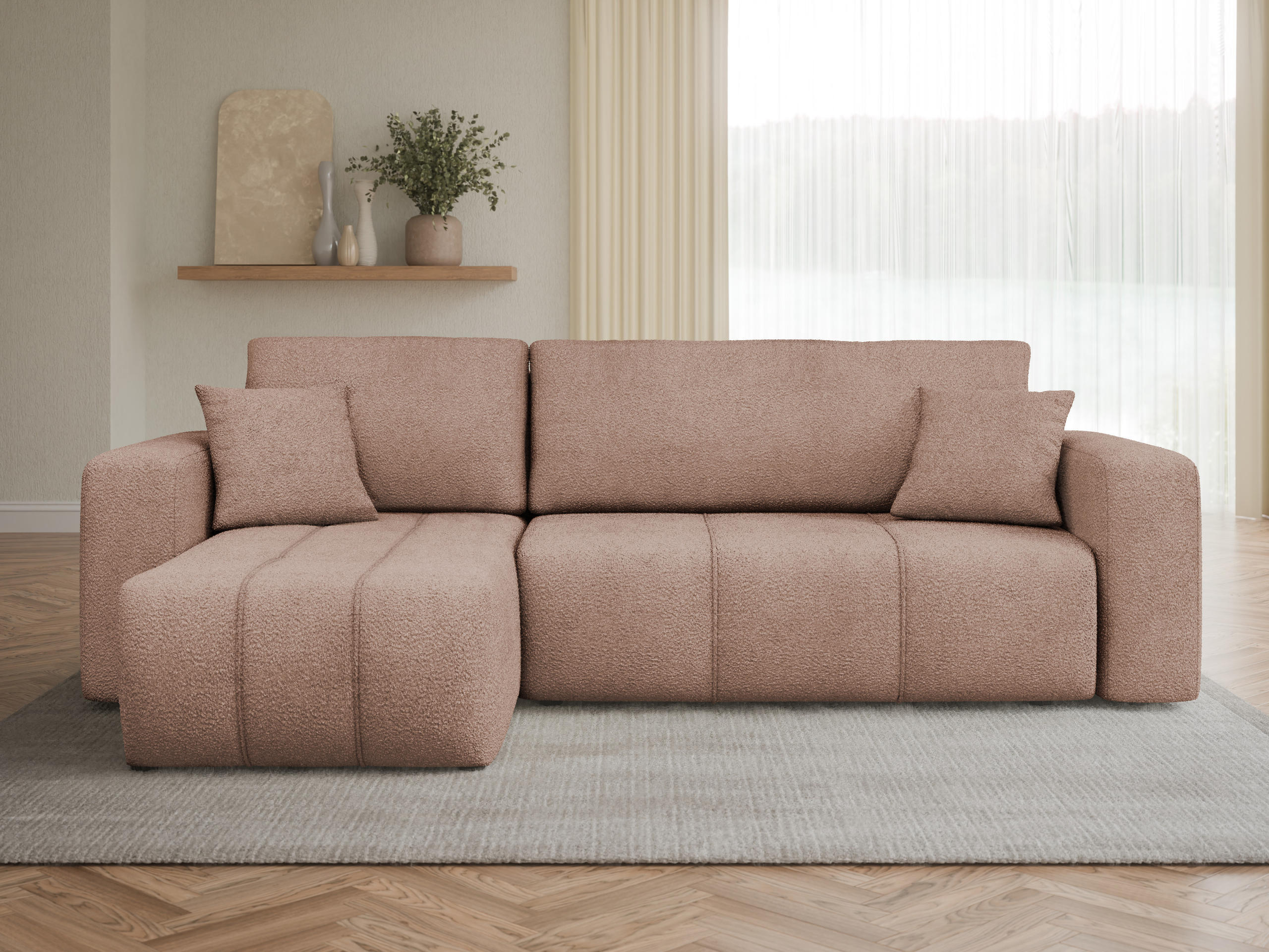 Corner sofa Comfivo Laurus (Coral 45)
