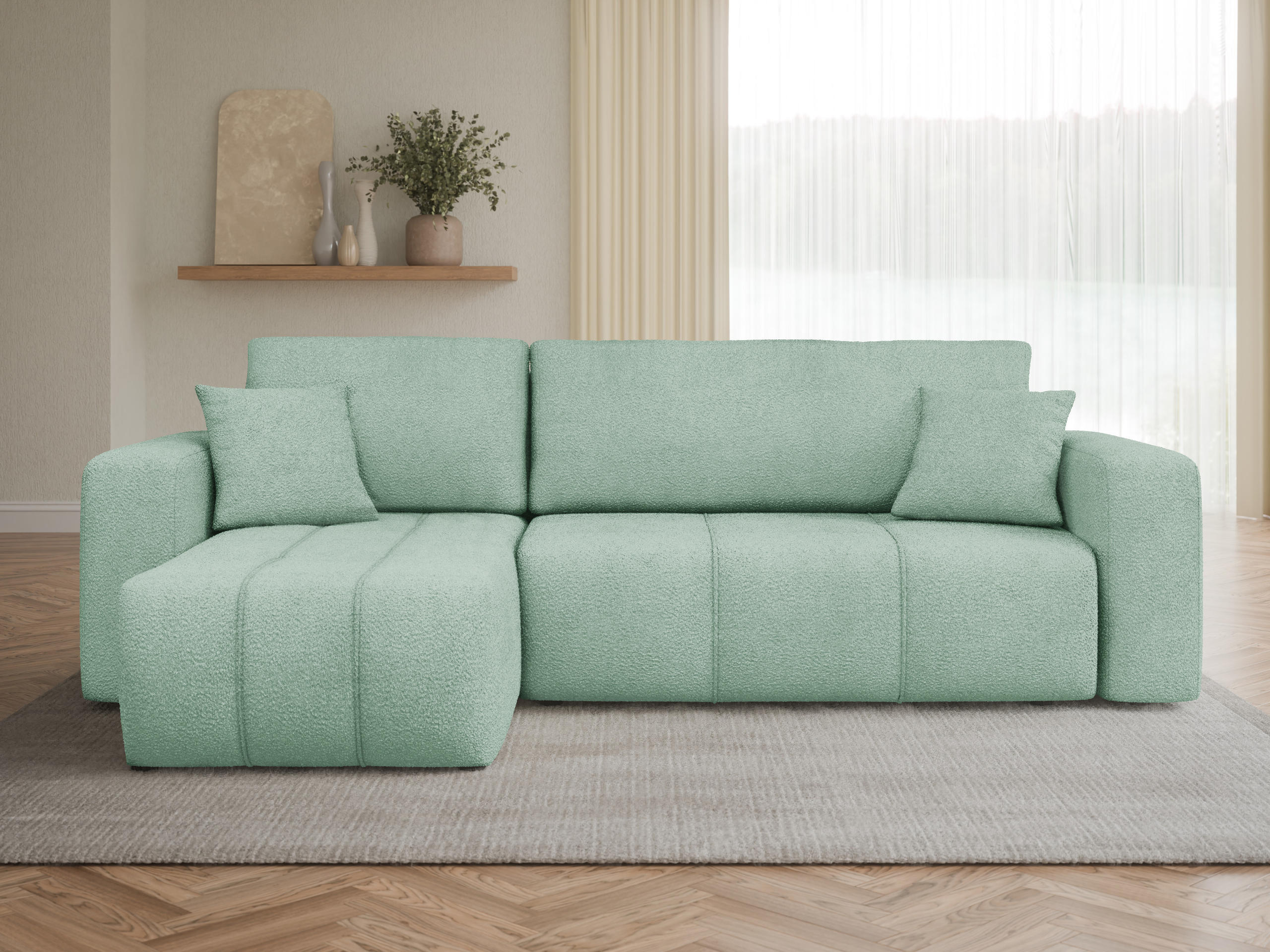 Corner sofa Comfivo Laurus (Coral 55)