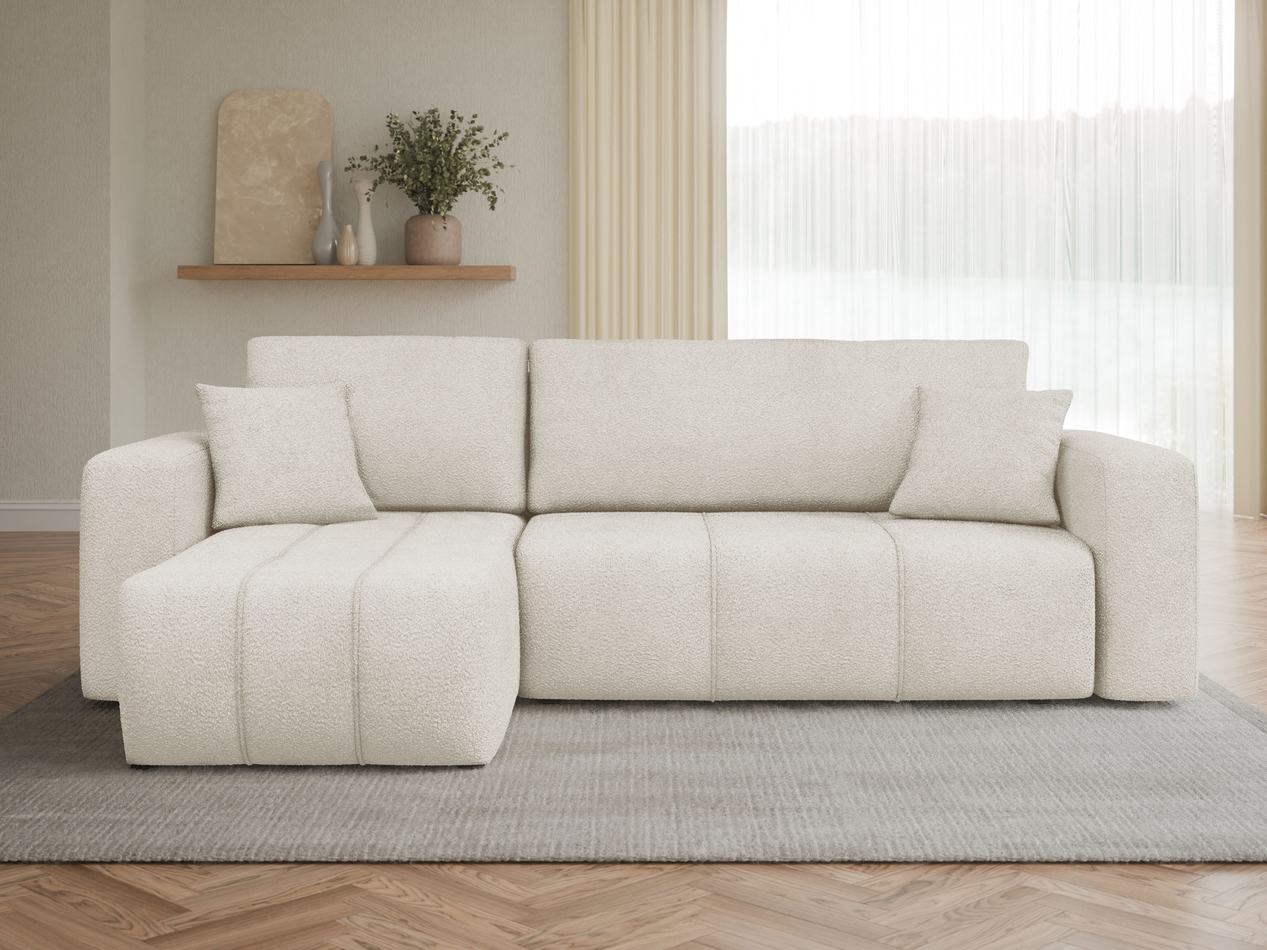 Corner sofa Comfivo Laurus (Coral 65)