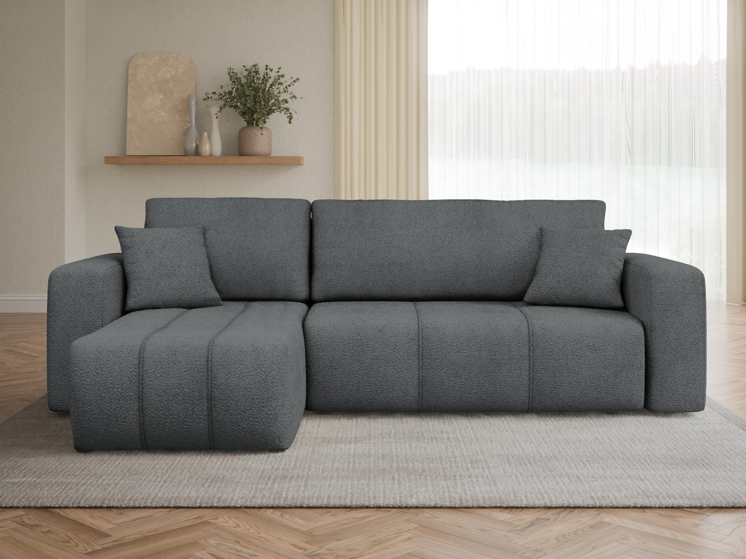 Corner sofa Comfivo Laurus (Coral 80)