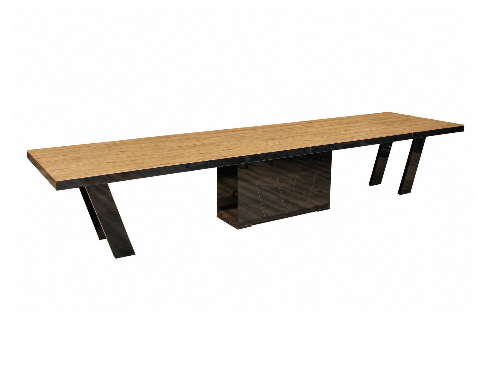 Table Hoboken 101 (Oak + Glossy black)