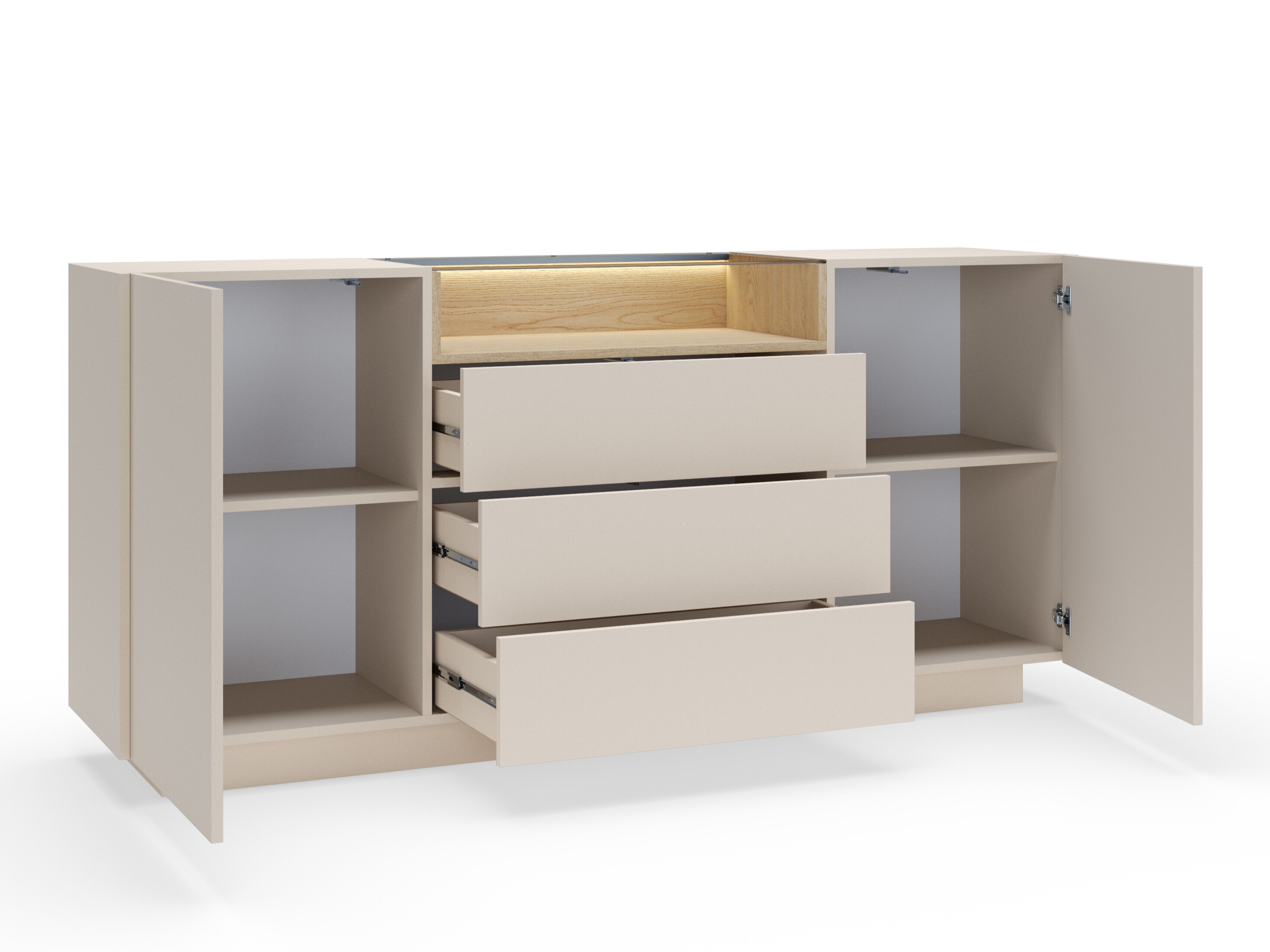 Chest of drawers Salmeli 100 (Beige)