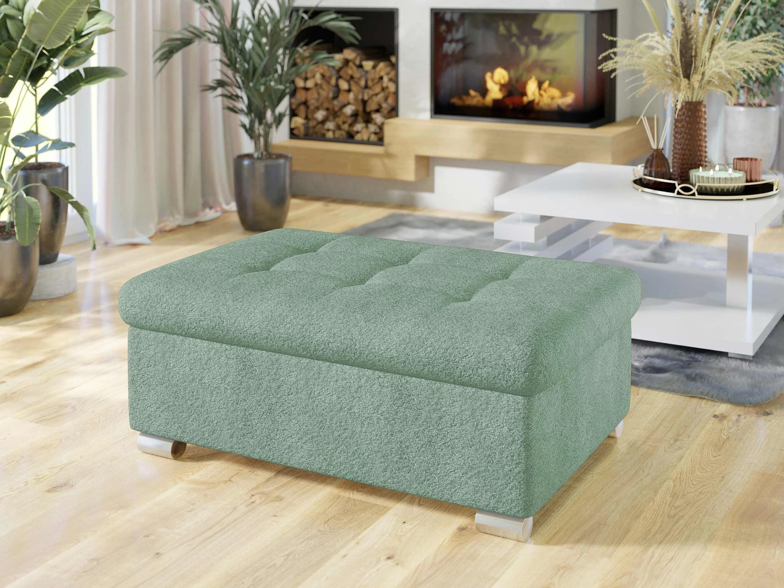 Upholstered bench Comfivo Gemma I (Coral 55)