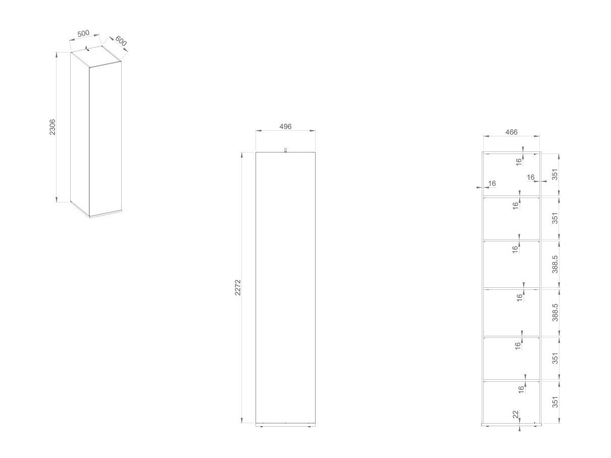 Bookcase Sermavi 118