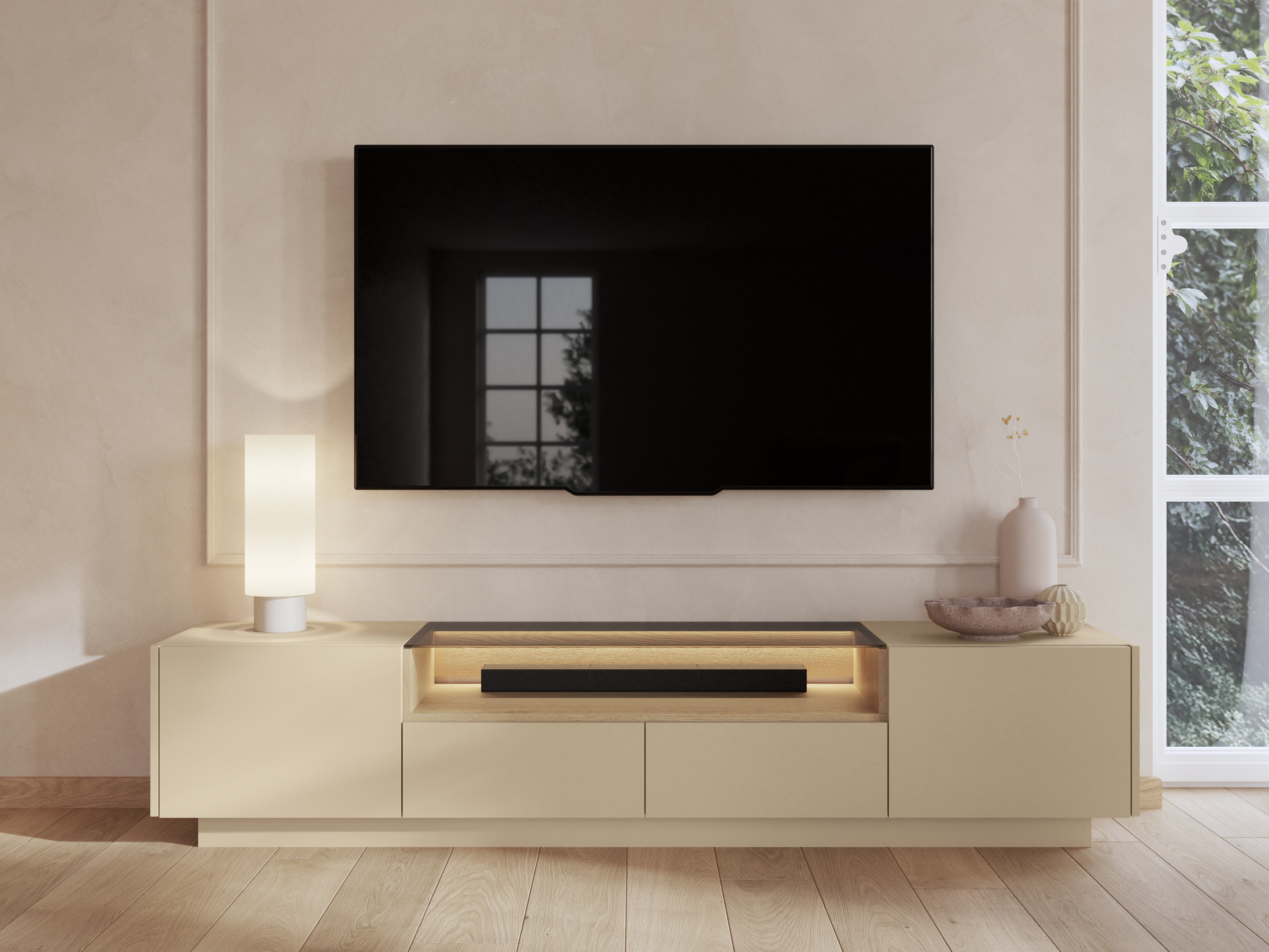 TV stand Salmeli 101 (Cappuccino)