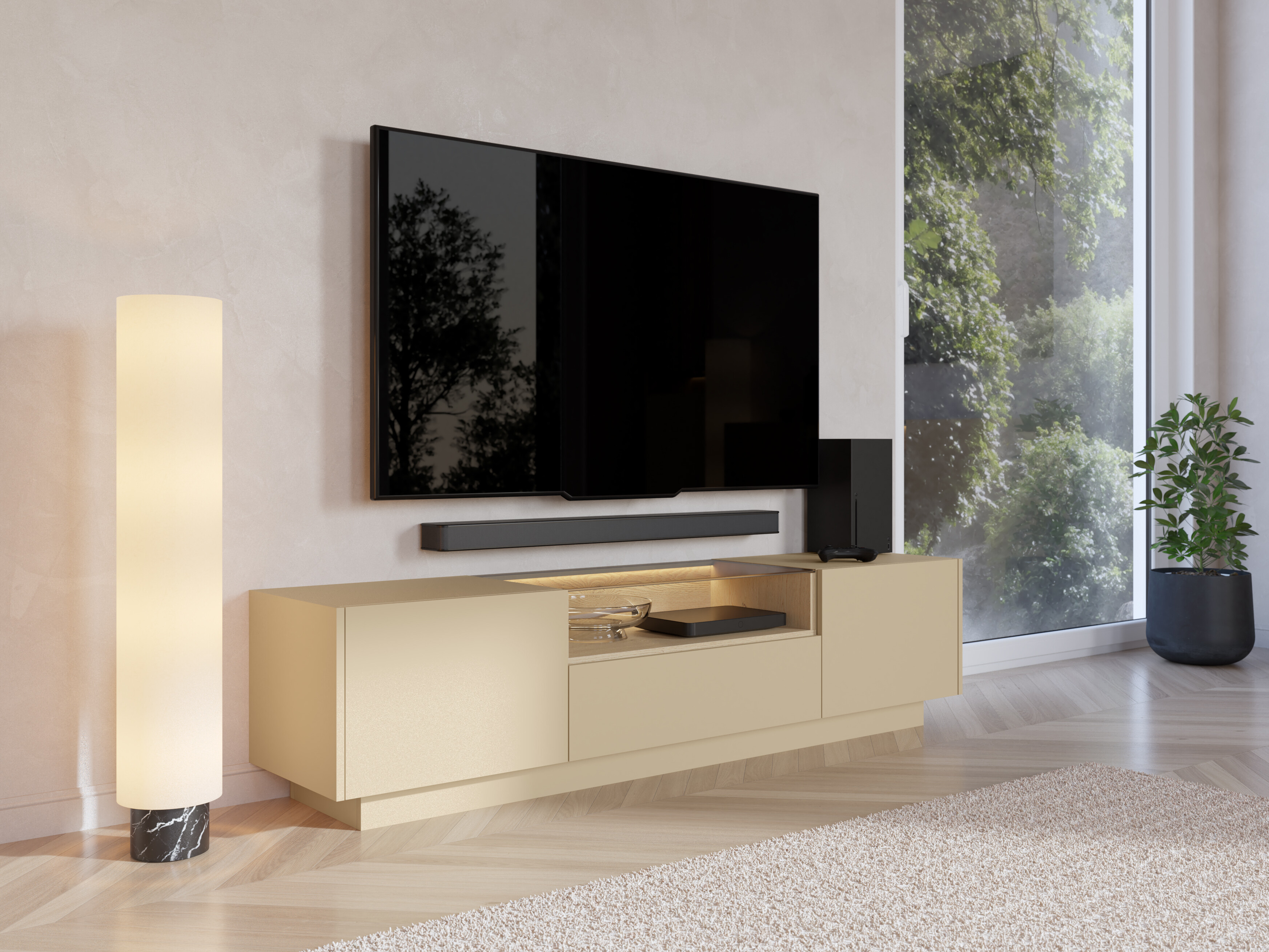 TV stand Salmeli 102 (Cappuccino)