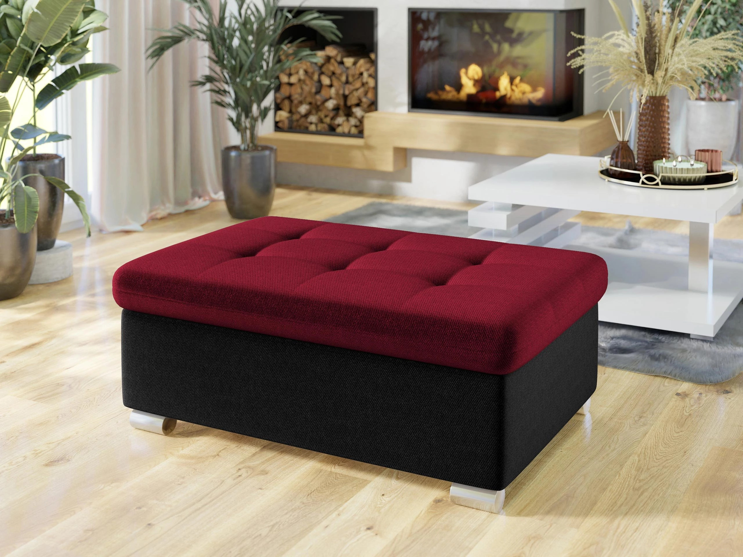 Upholstered bench Comfivo Gemma I (Kronos 07 + Kronos 02)