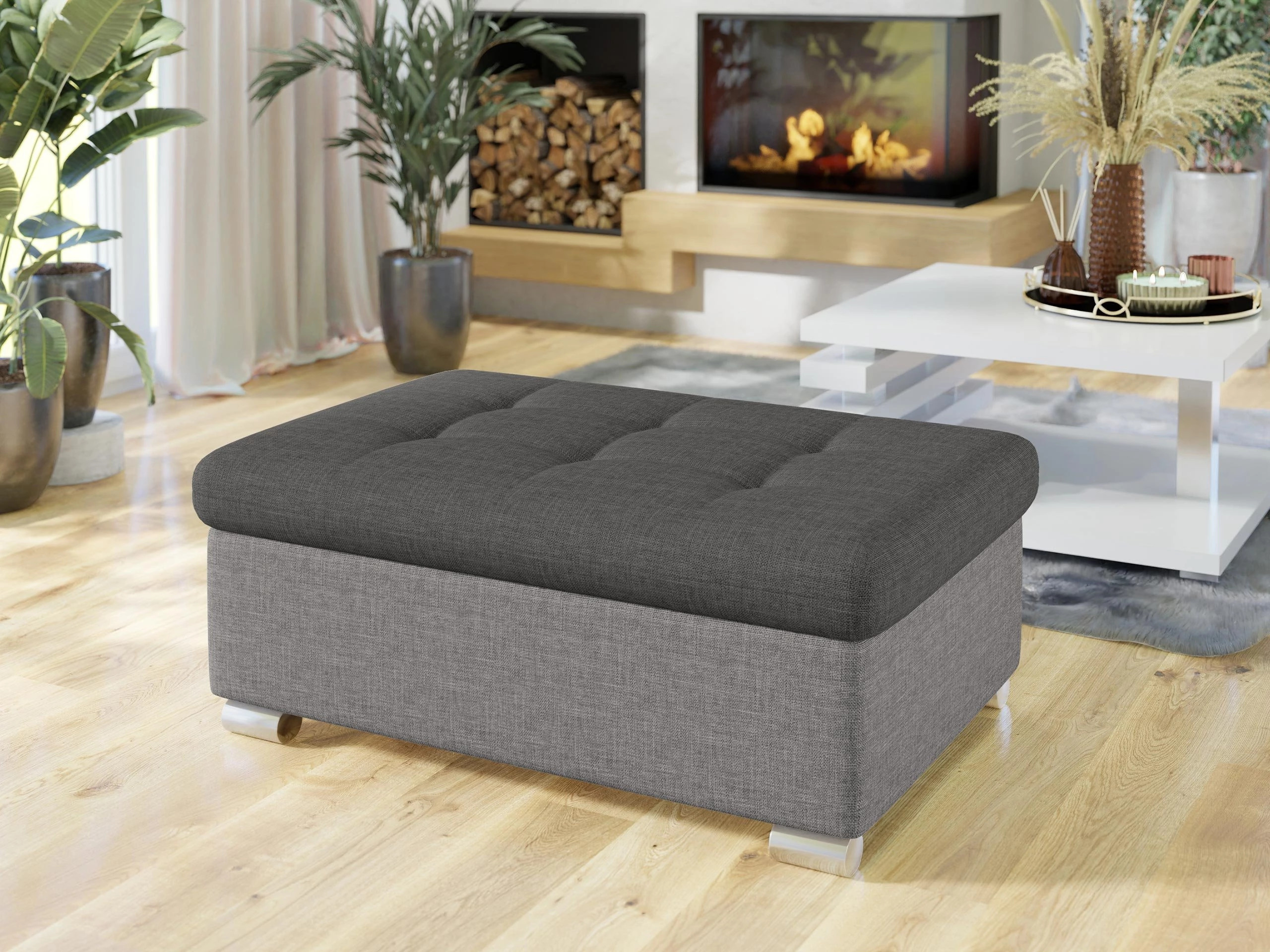 Upholstered bench Comfivo Gemma I (Lux 05 + Lux 06)