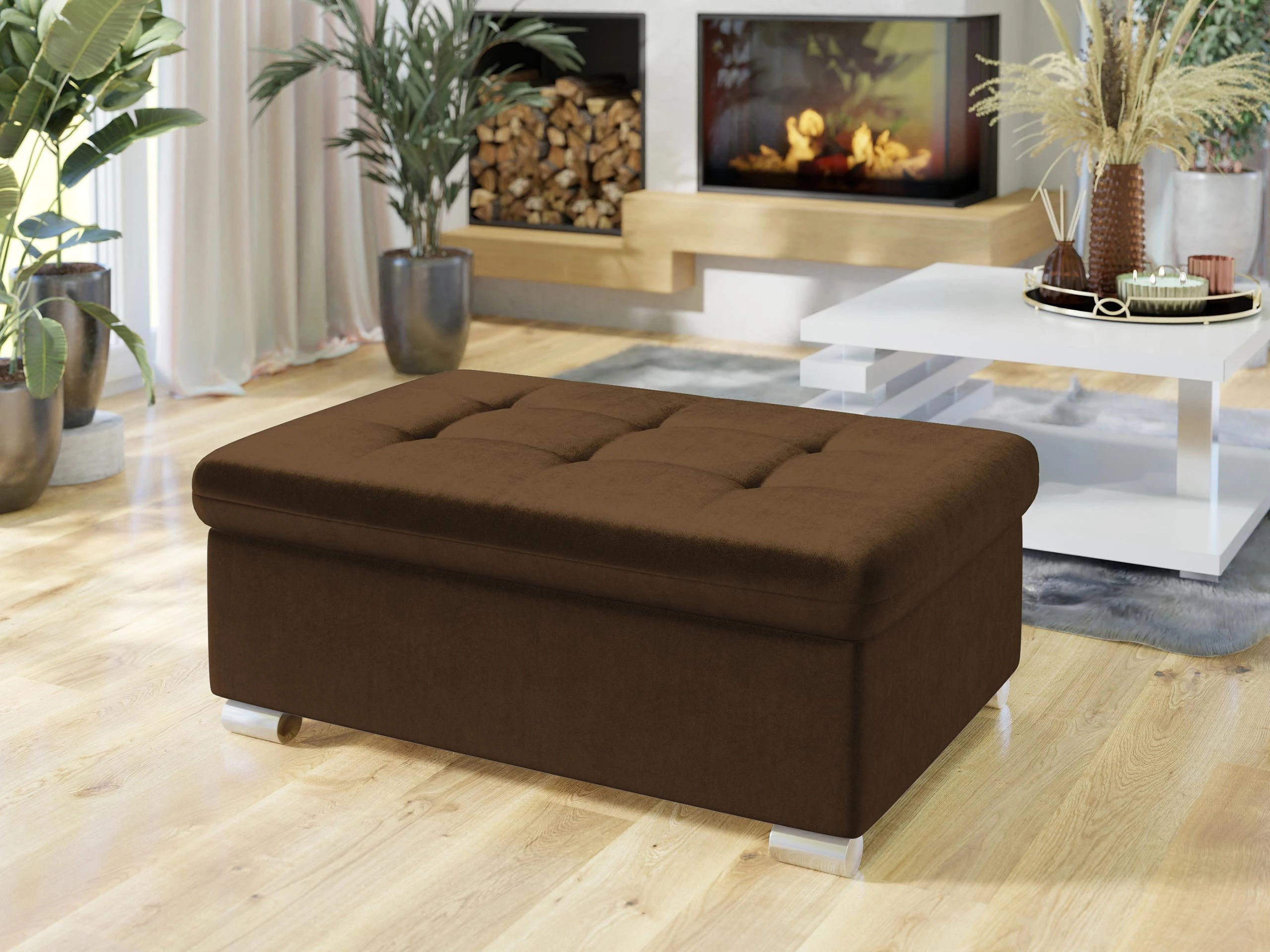 Upholstered bench Comfivo Gemma I (Magic Velvet 2299)