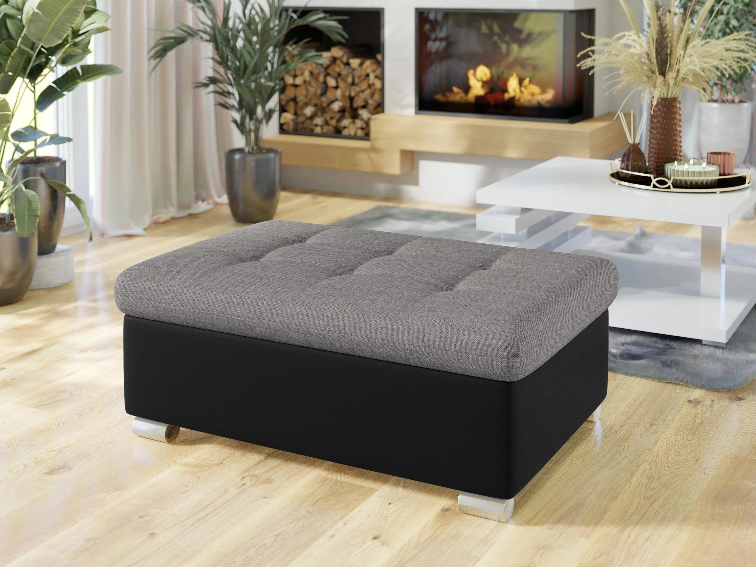 Upholstered bench Comfivo Gemma I (Soft 011 + Lux 05)