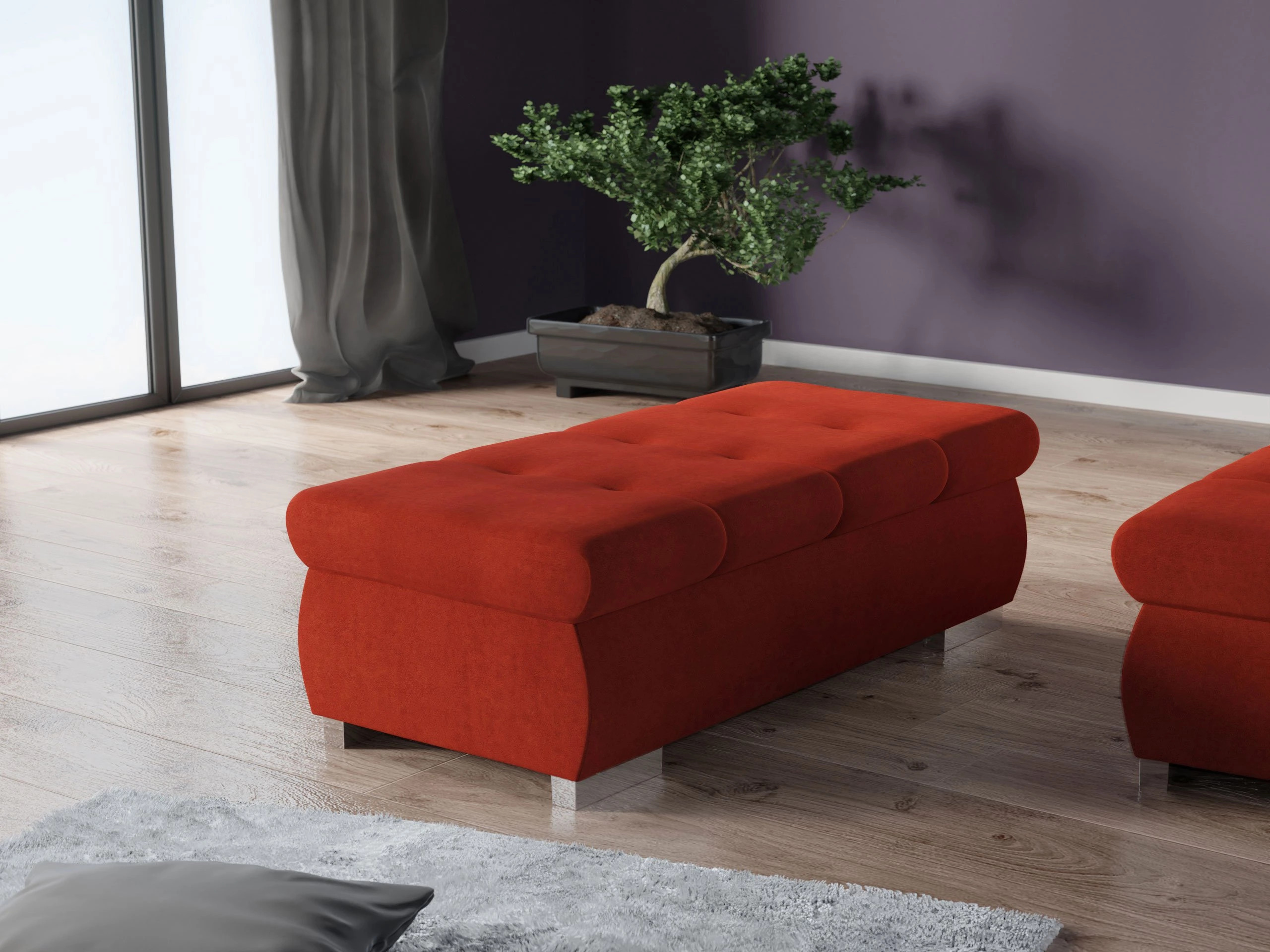 Upholstered bench Comfivo Nitor I (Uttario Velvet 2964)