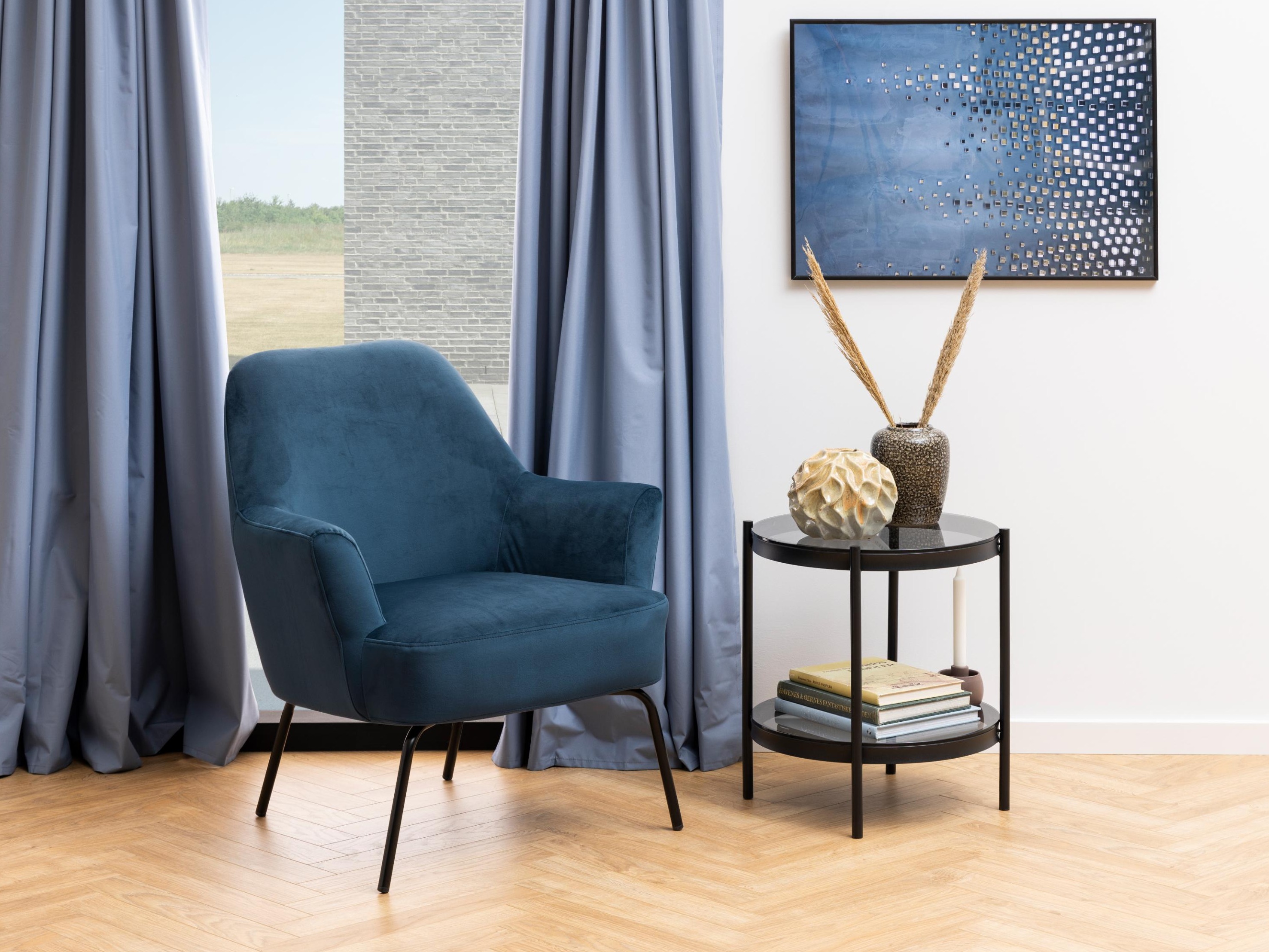 Armchair Norsica 408 (Dark blue)