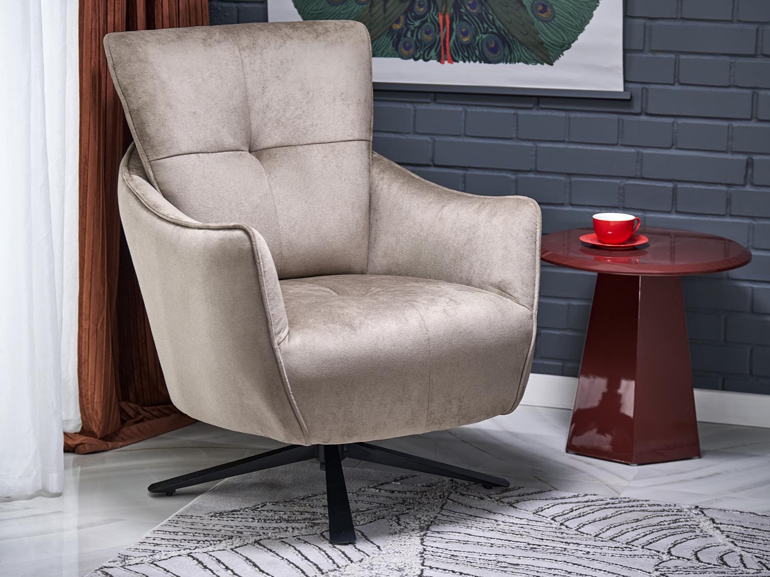 Armchair Houston 1928 (Cappuccino)