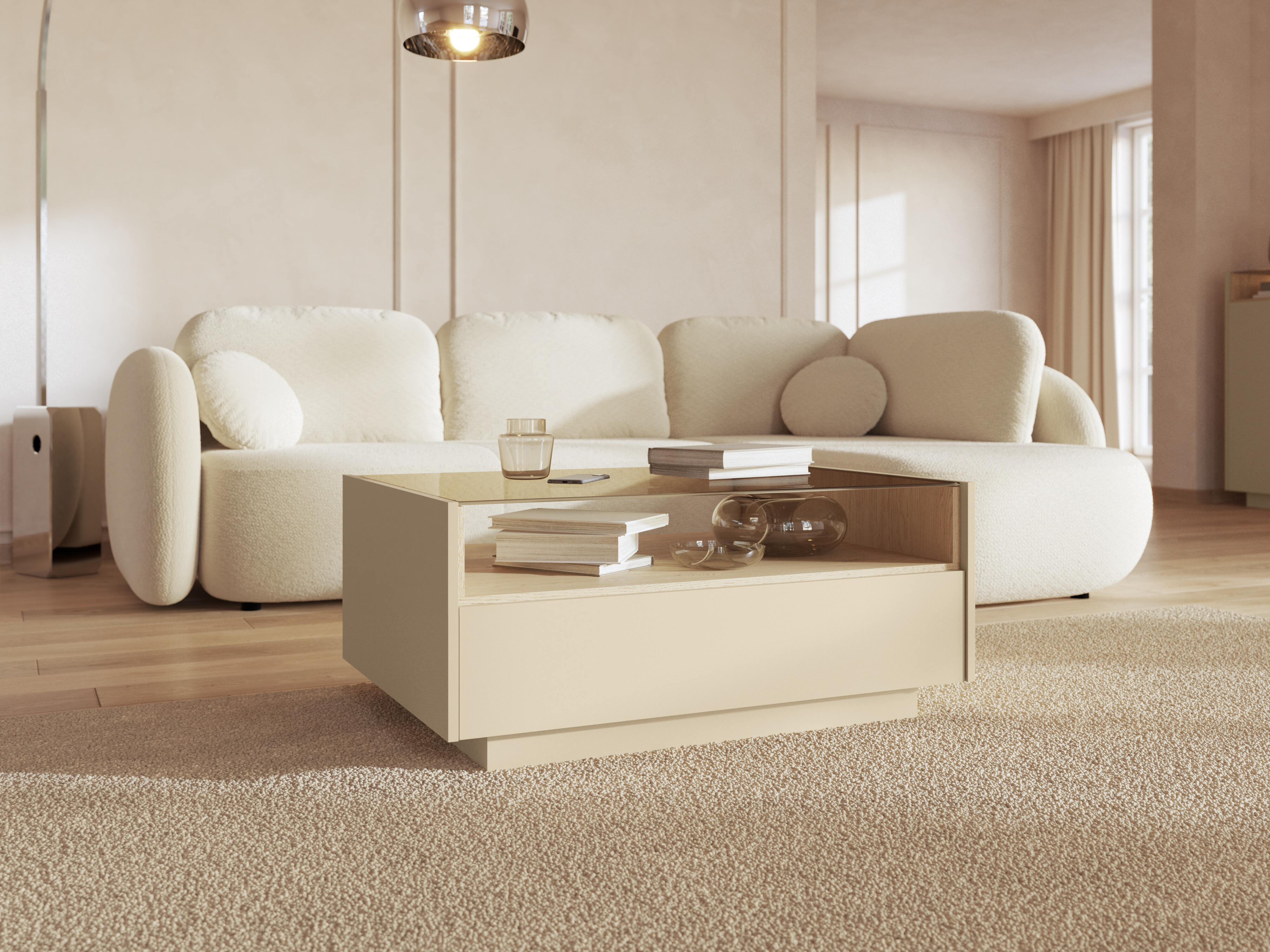 Coffee table Salmeli 103 (Cappuccino)