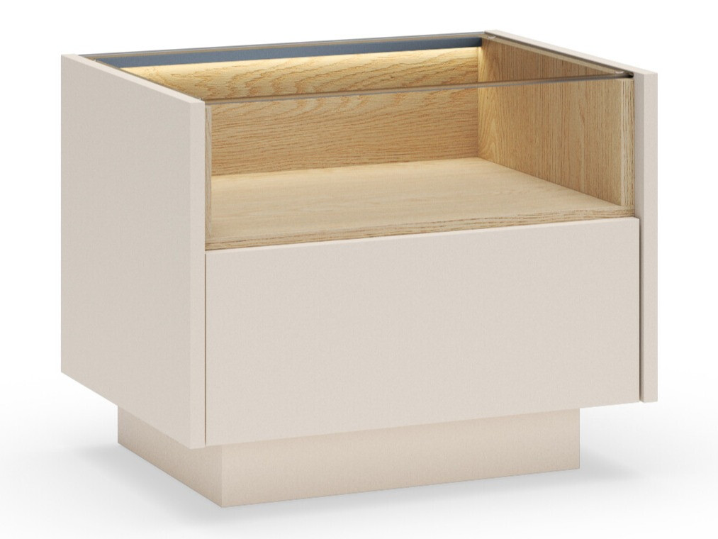 Bedside table Salmeli 104 (Beige)