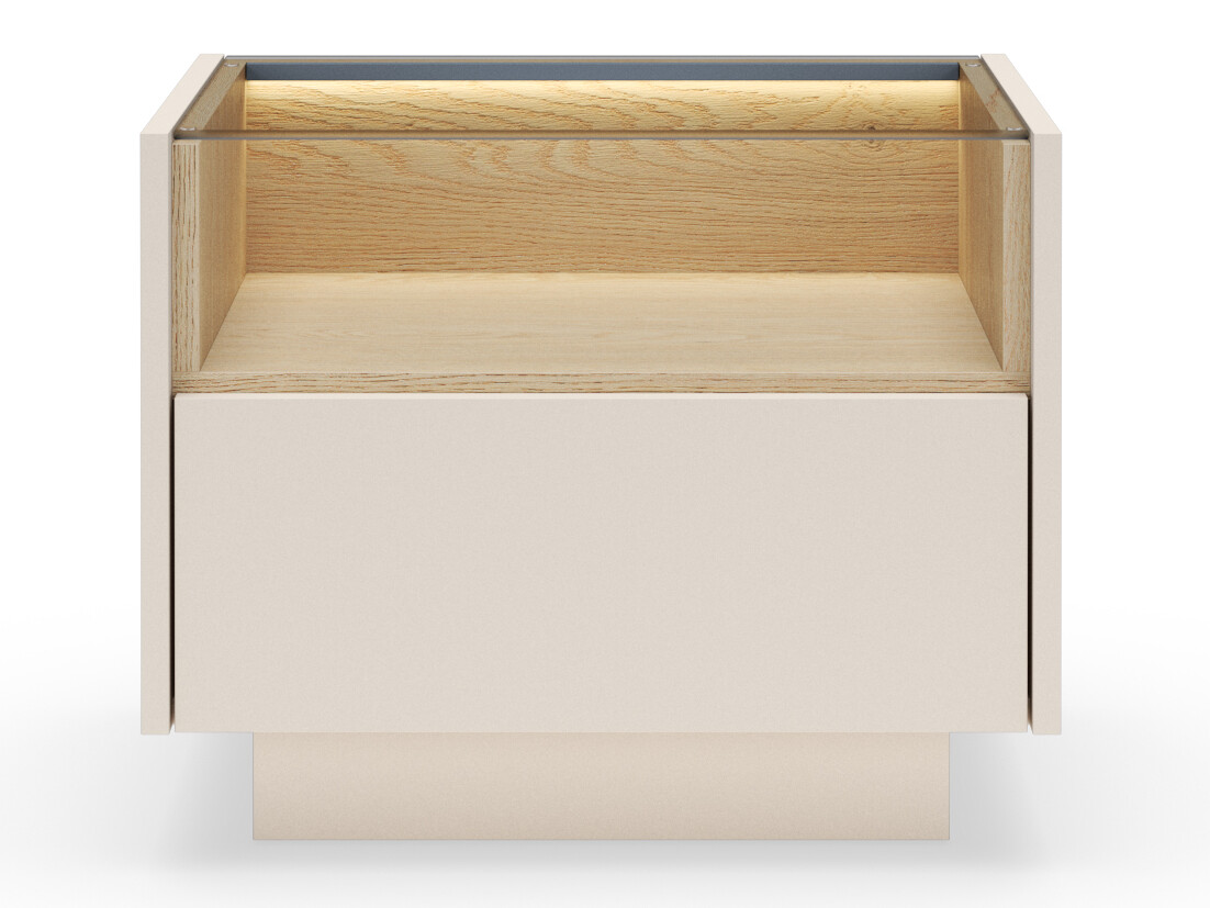 Bedside table Salmeli 104 (Beige)