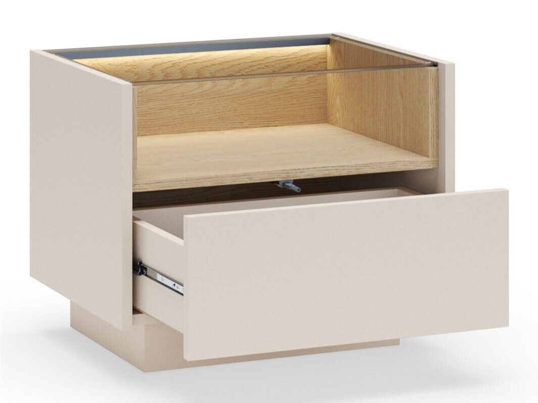 Bedside table Salmeli 104 (Beige)