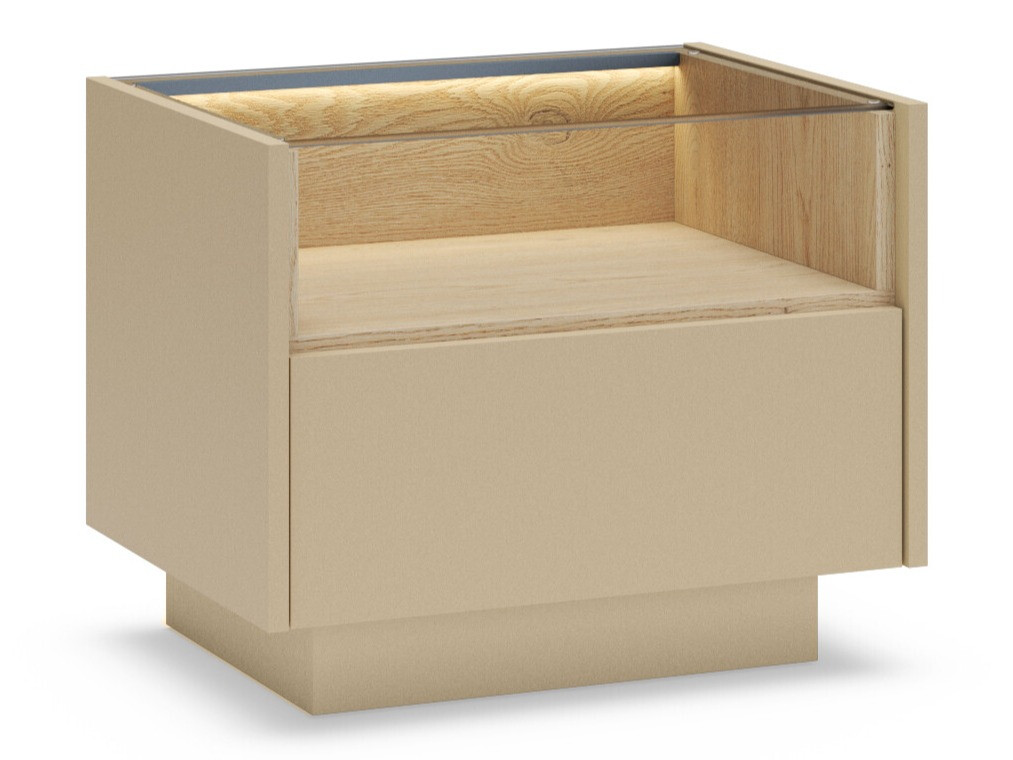 Bedside table Salmeli 104 (Cappuccino)