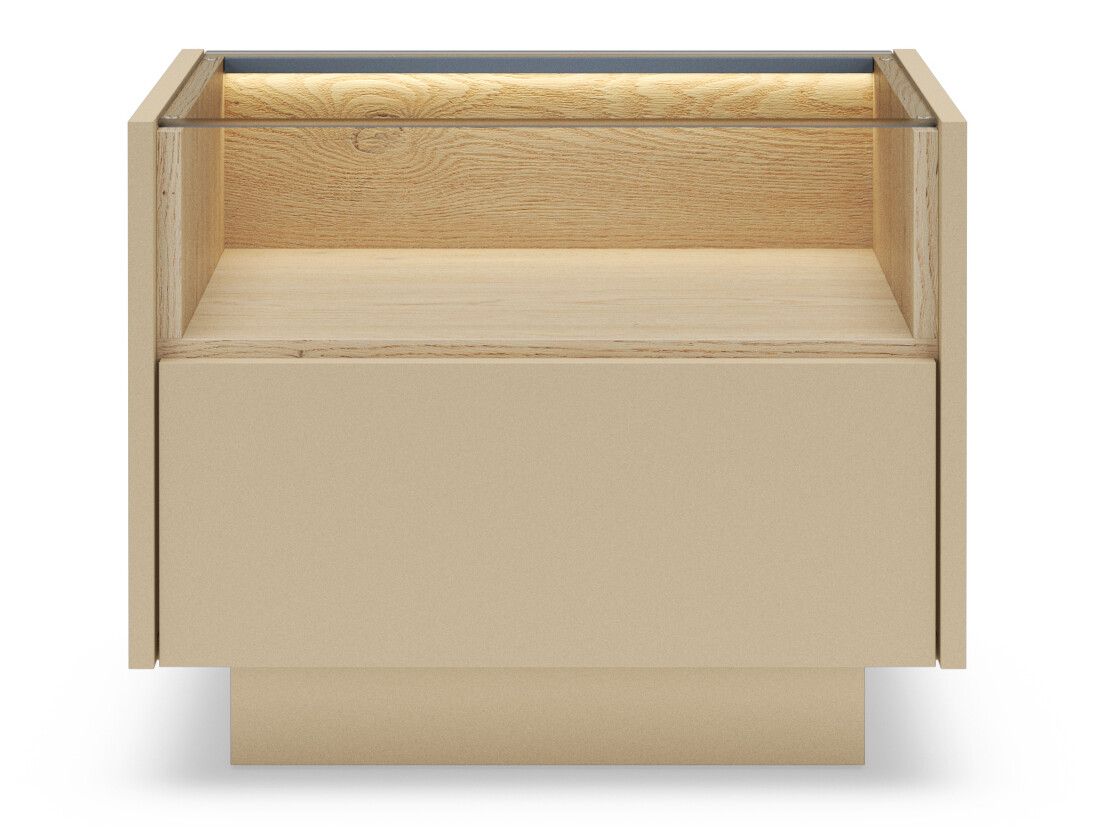 Bedside table Salmeli 104 (Cappuccino)
