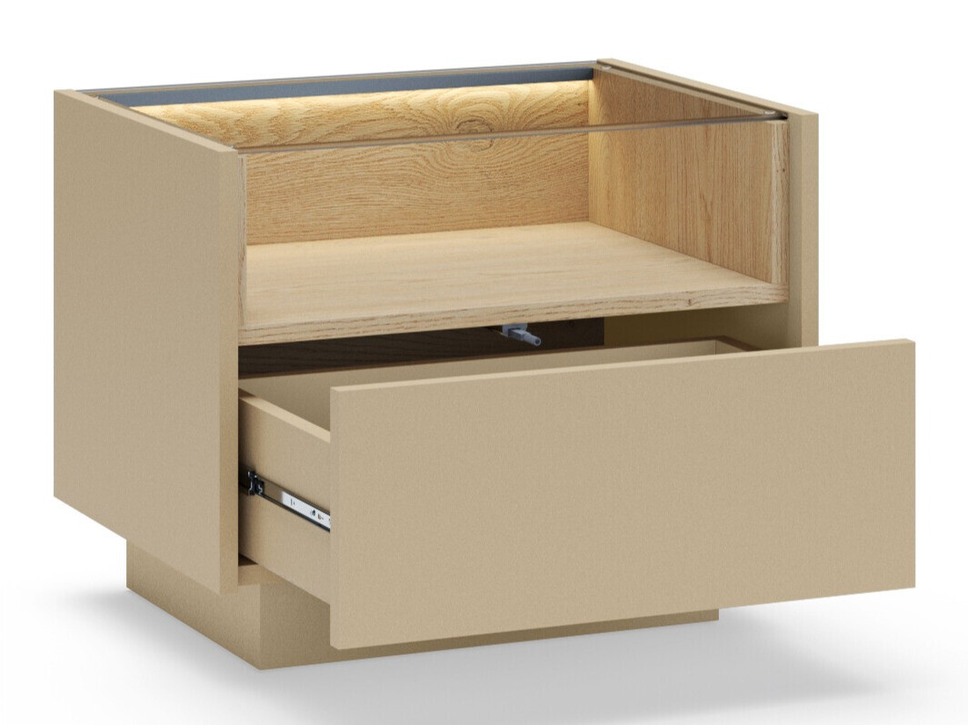 Bedside table Salmeli 104 (Cappuccino)