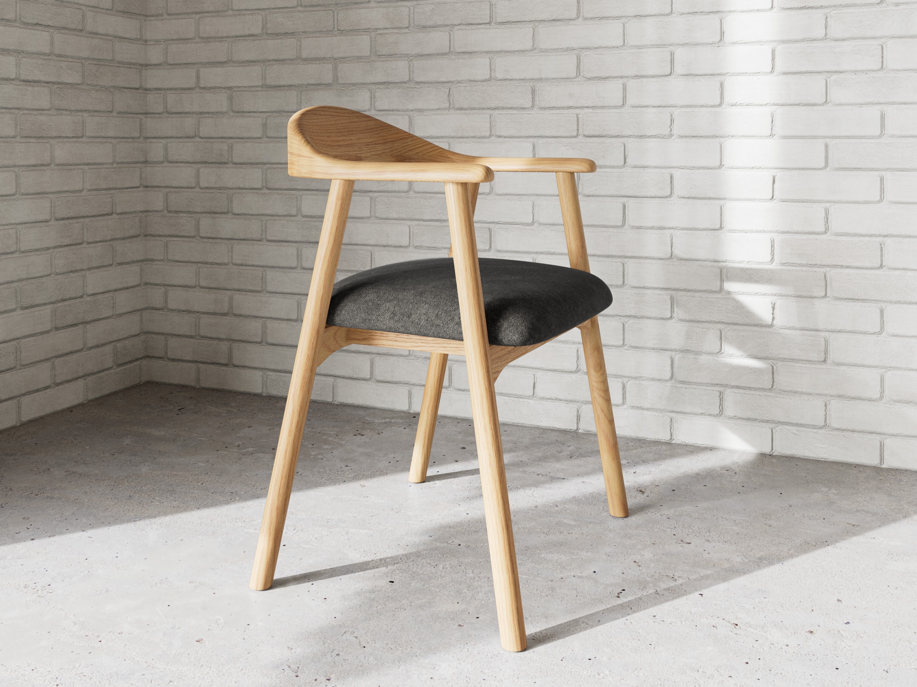 Chair Norsica 1093 (Dark grey)