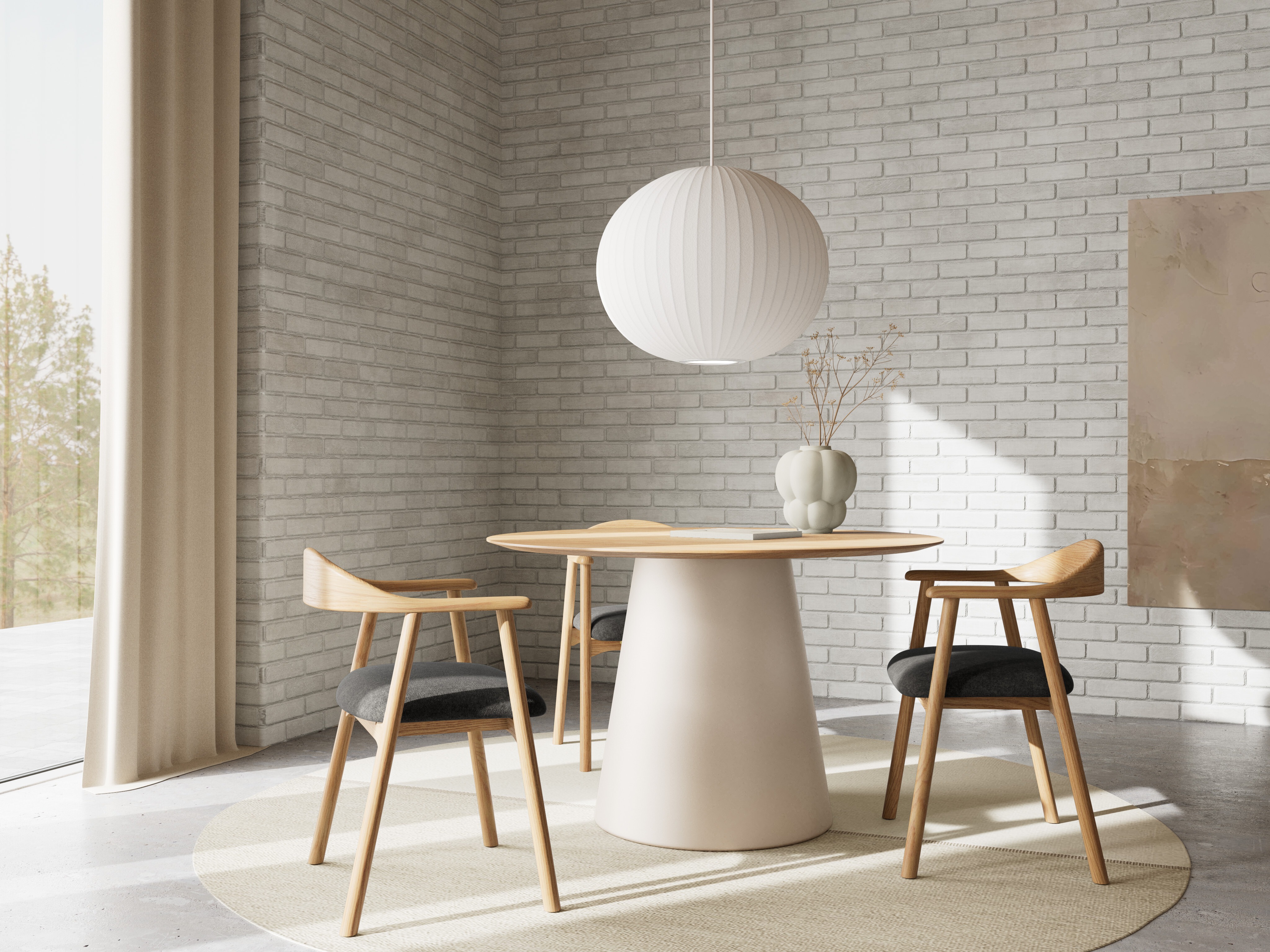 Chair Norsica 1093 (Dark grey)