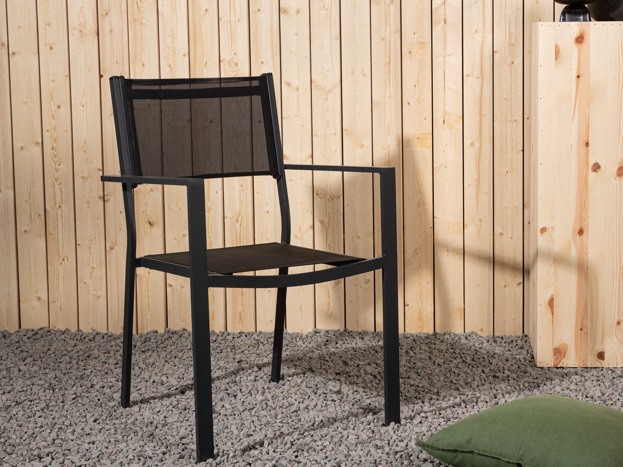 Outdoor chair Dallas 746 (Black + Light grey)