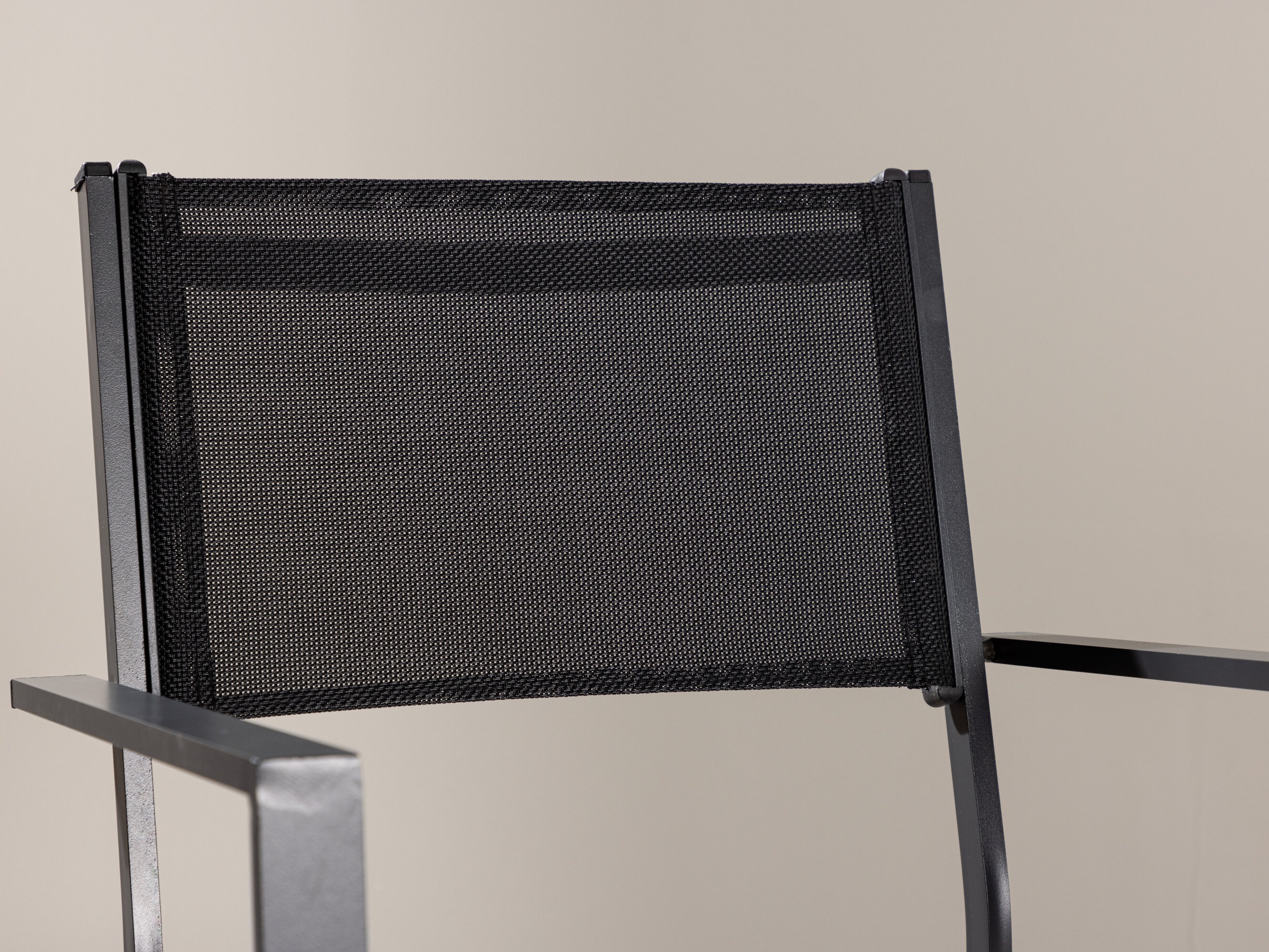 Outdoor chair Dallas 746 (Black + Light grey)