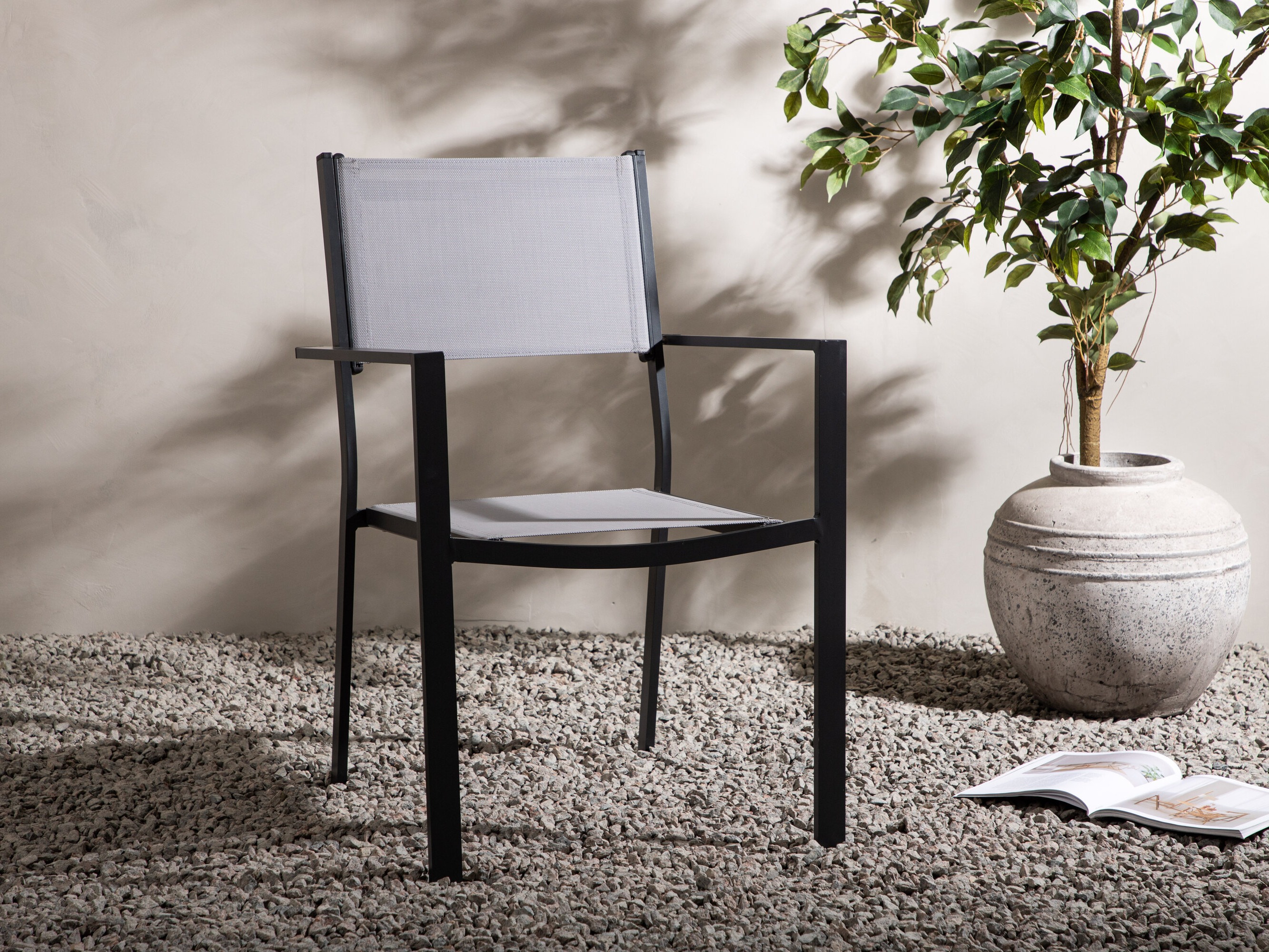Outdoor chair Dallas 746 (Black)