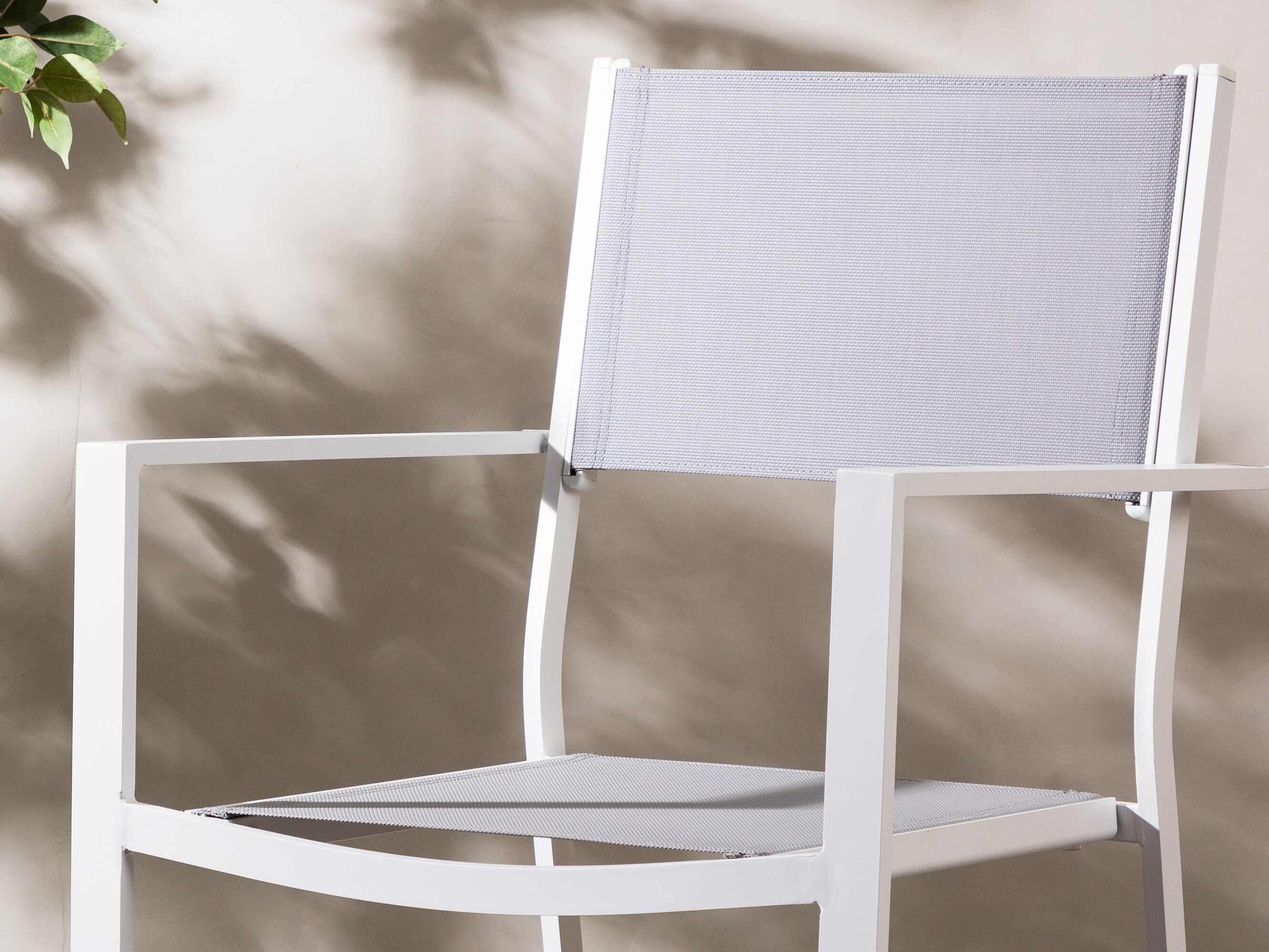 Outdoor chair Dallas 746 (White + Grey)