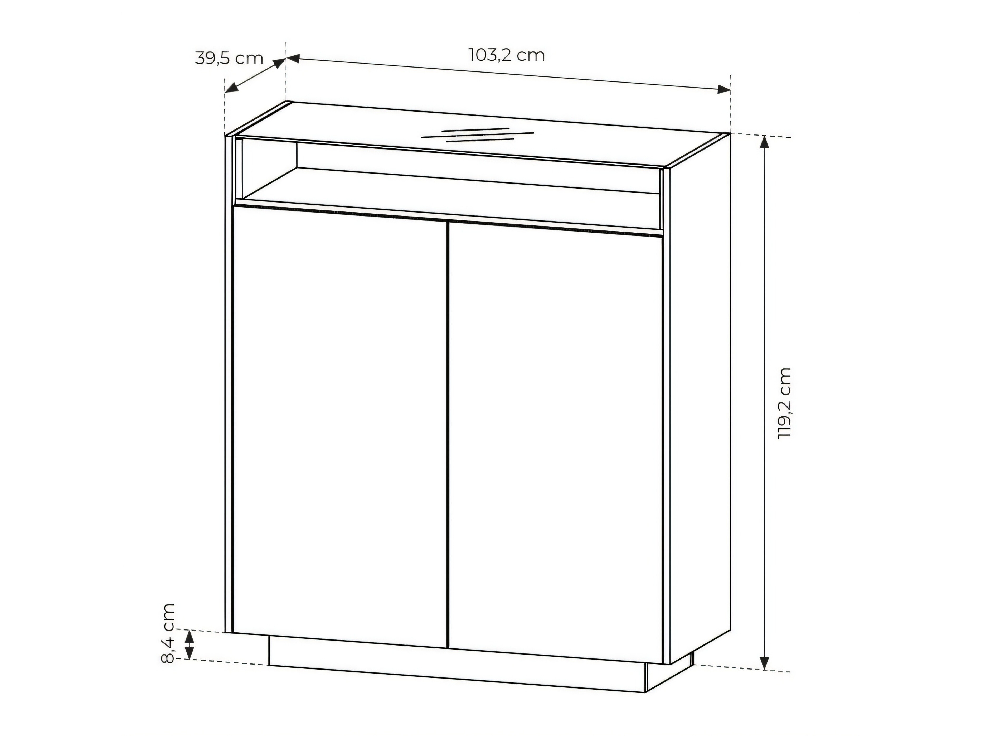 Sideboard Salmeli 105 (Beige)