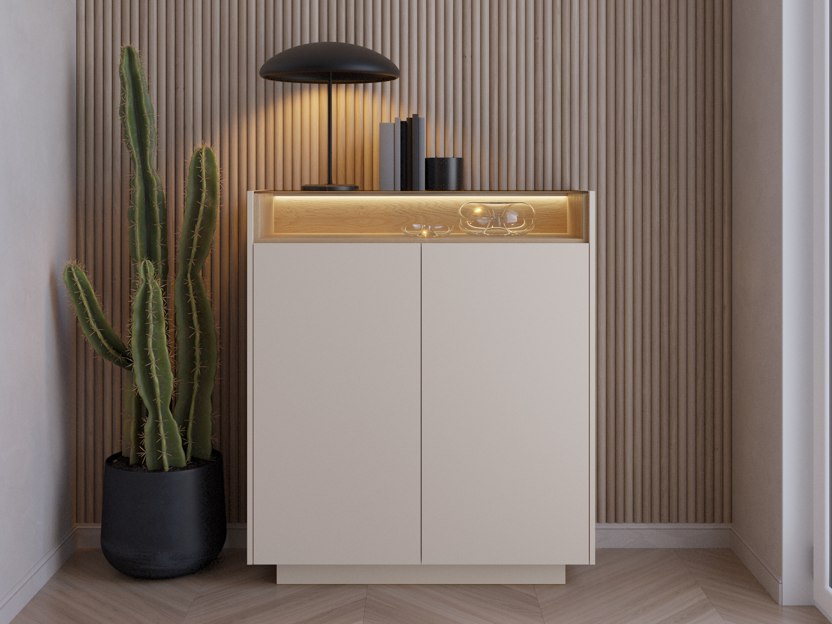 Sideboard Salmeli 105 (Beige)