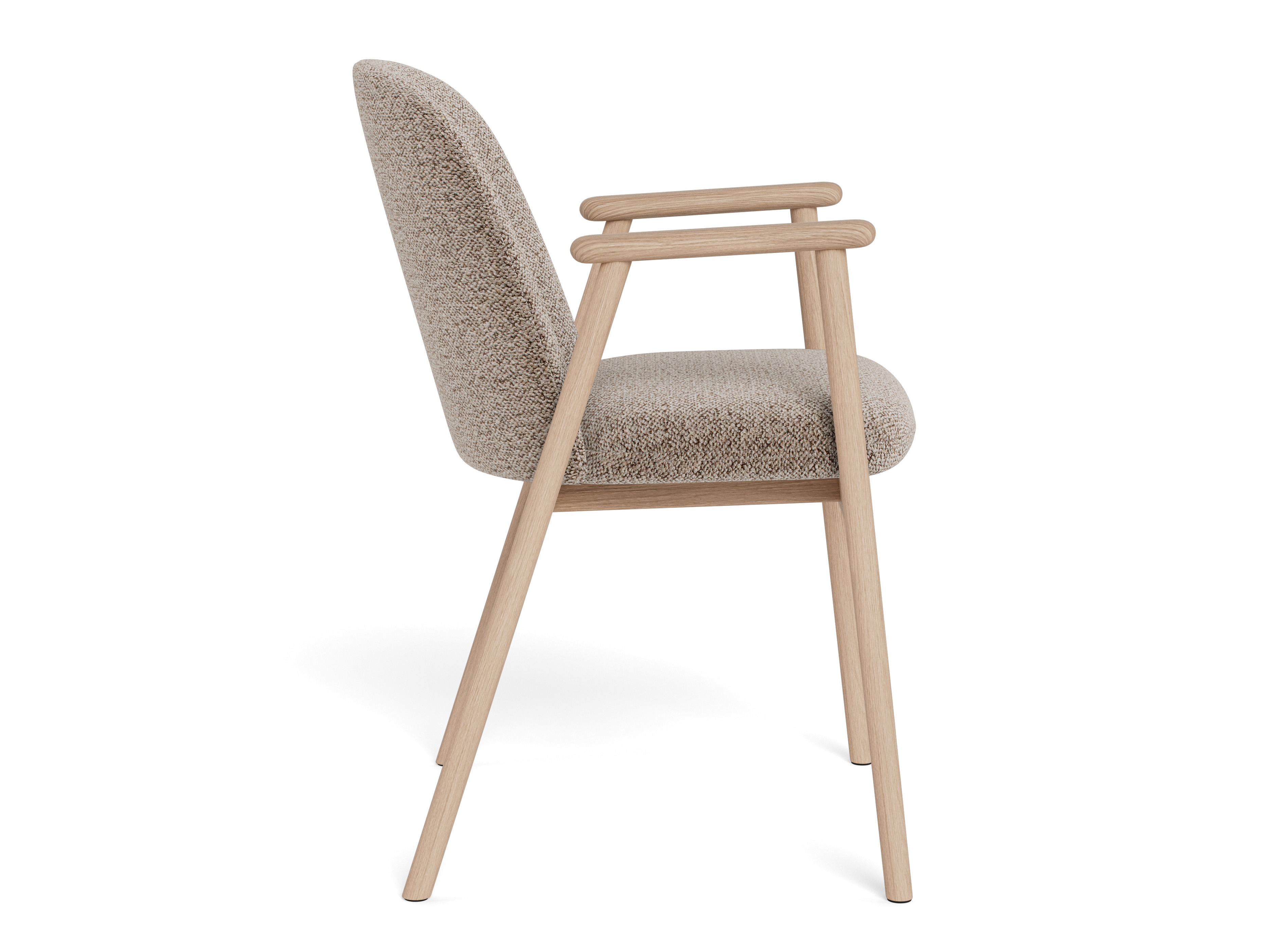 Chair Norsica 890 (Beige + Light wood)
