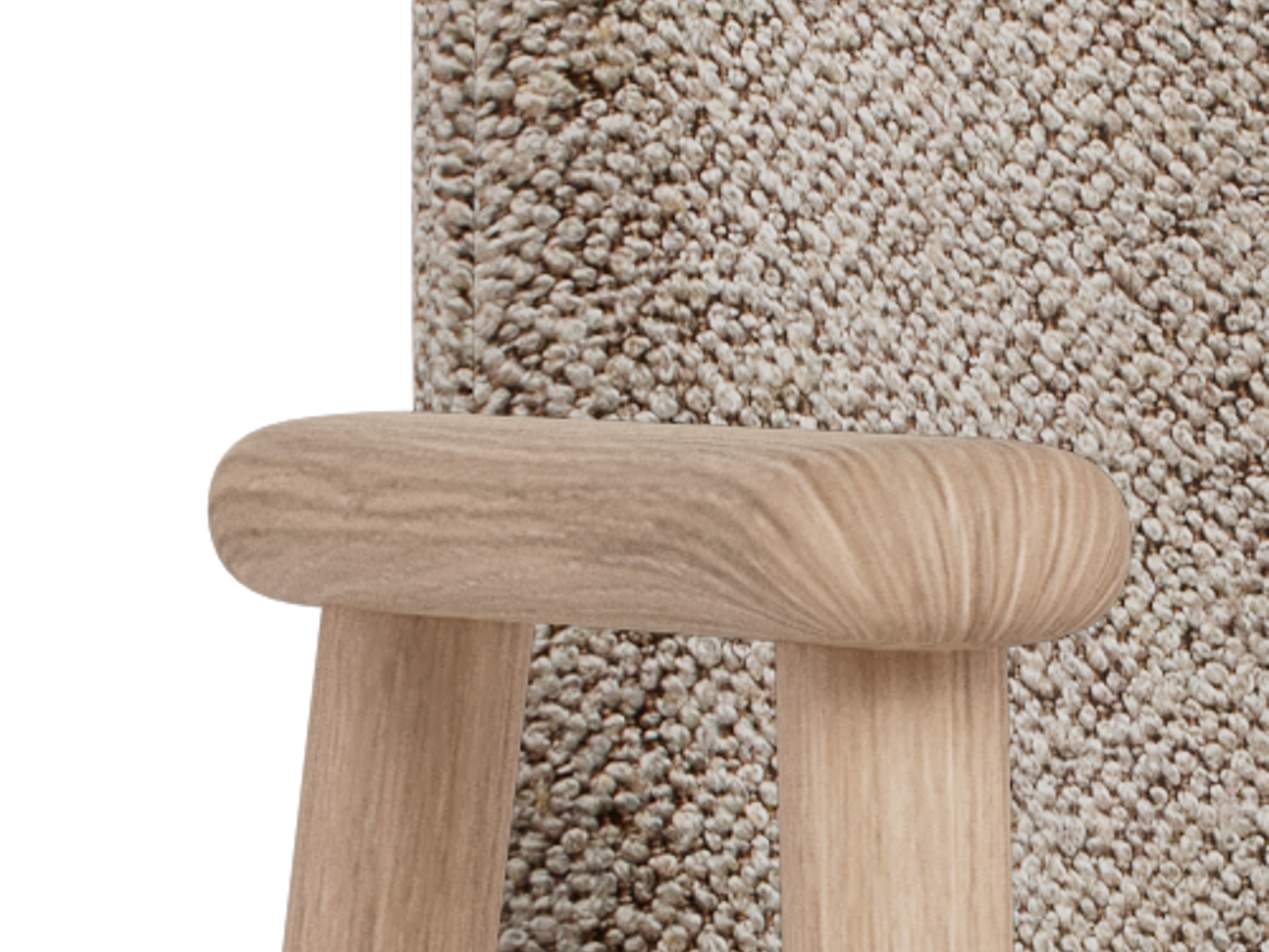 Chair Norsica 890 (Beige + Light wood)