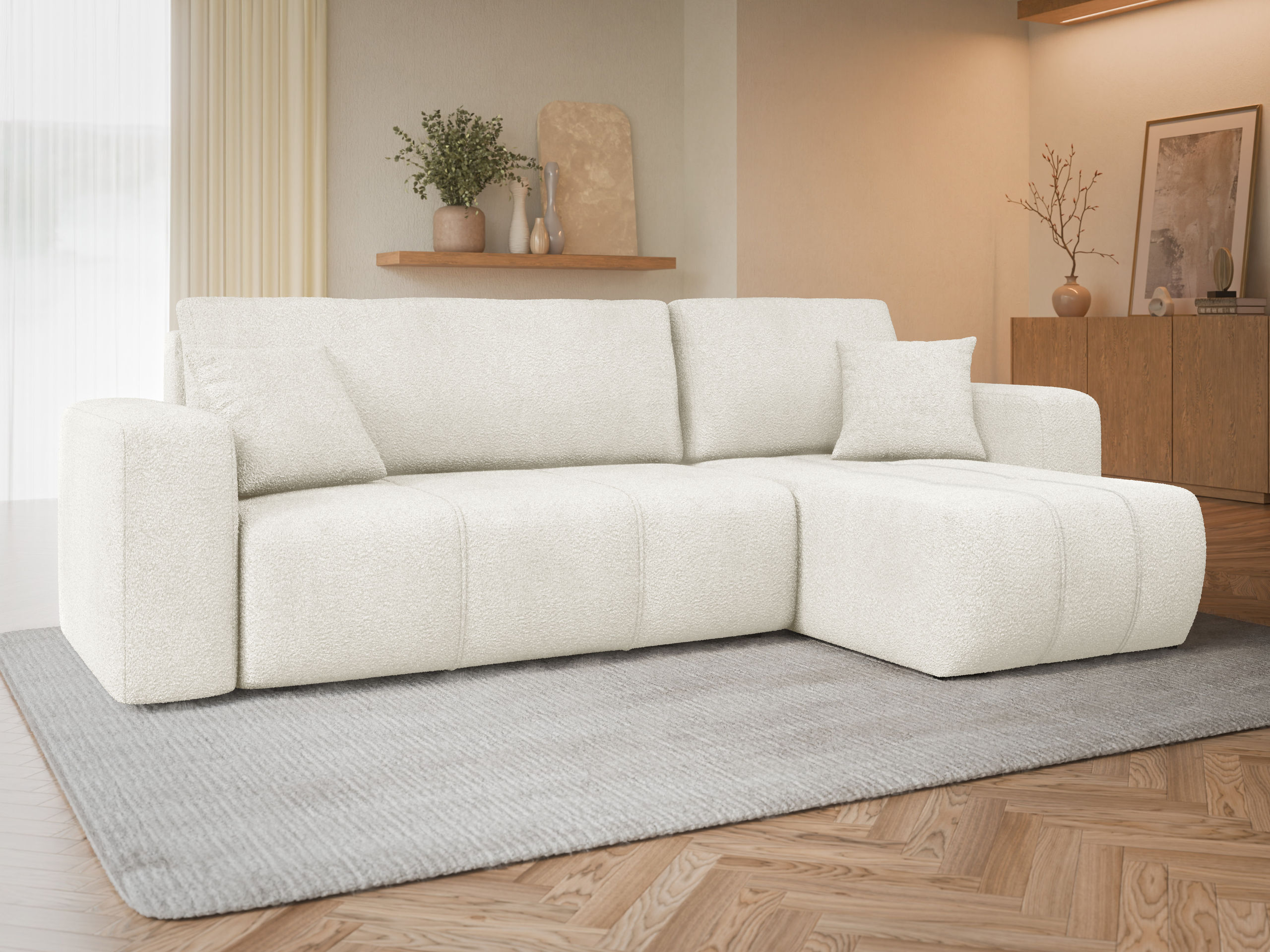 Corner sofa Comfivo Laurus (Coral 15)