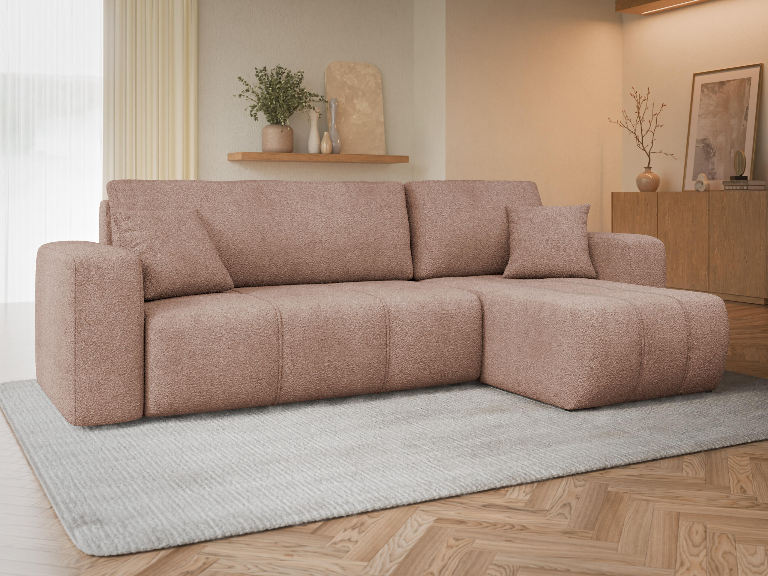 Corner sofa Comfivo Laurus (Coral 45)