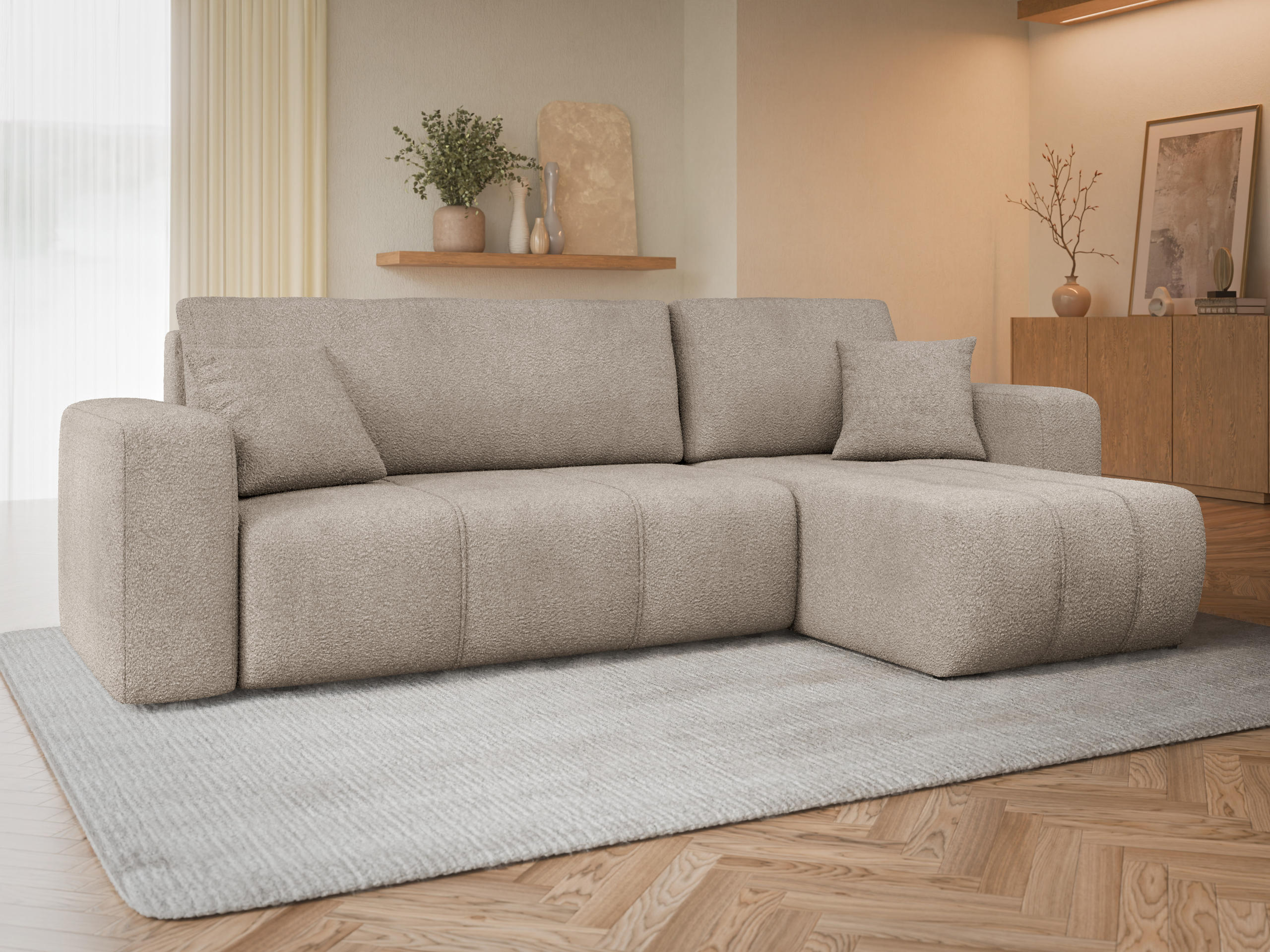 Corner sofa Comfivo Laurus (Coral 50)