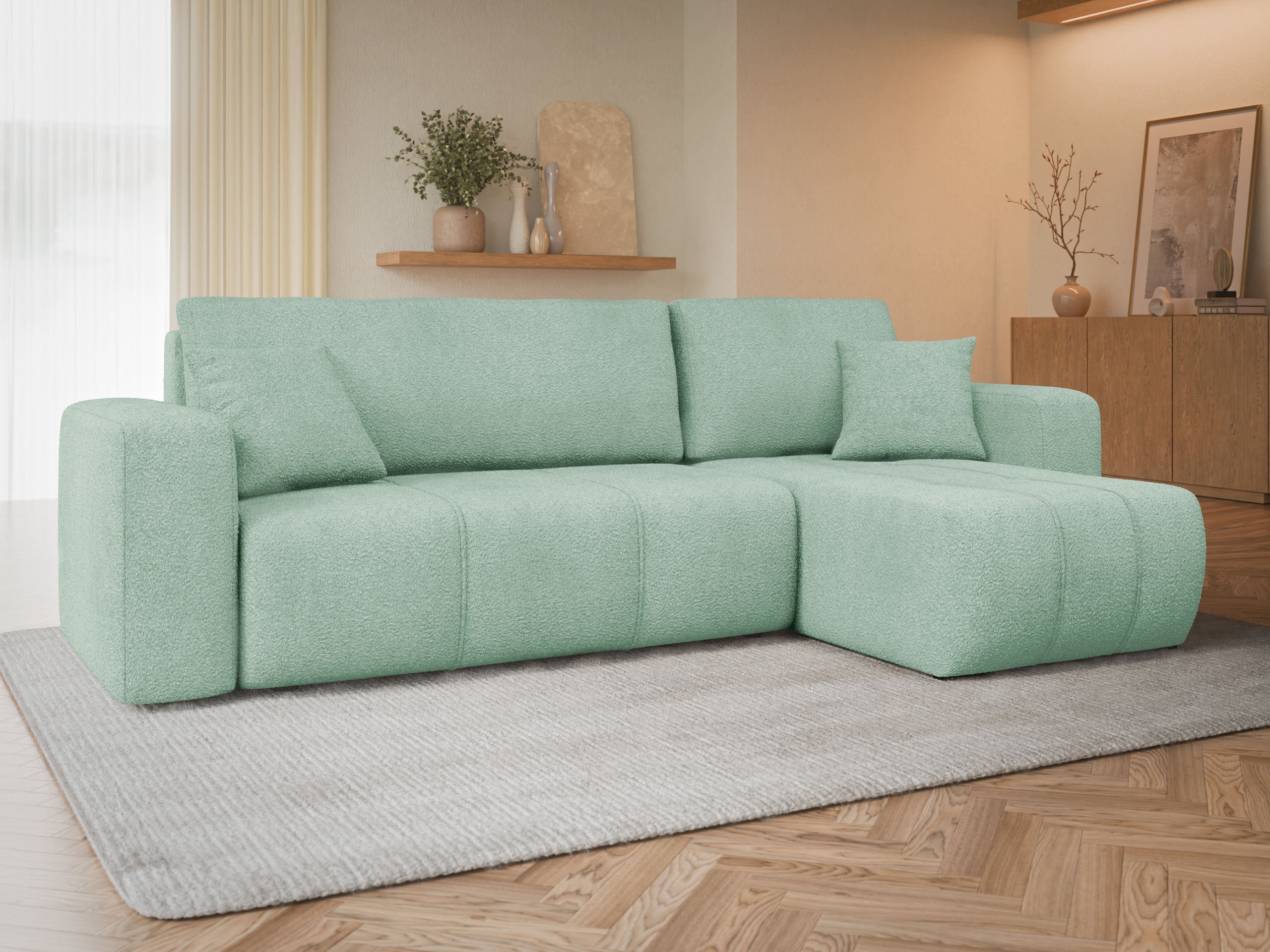 Corner sofa Comfivo Laurus (Coral 55)