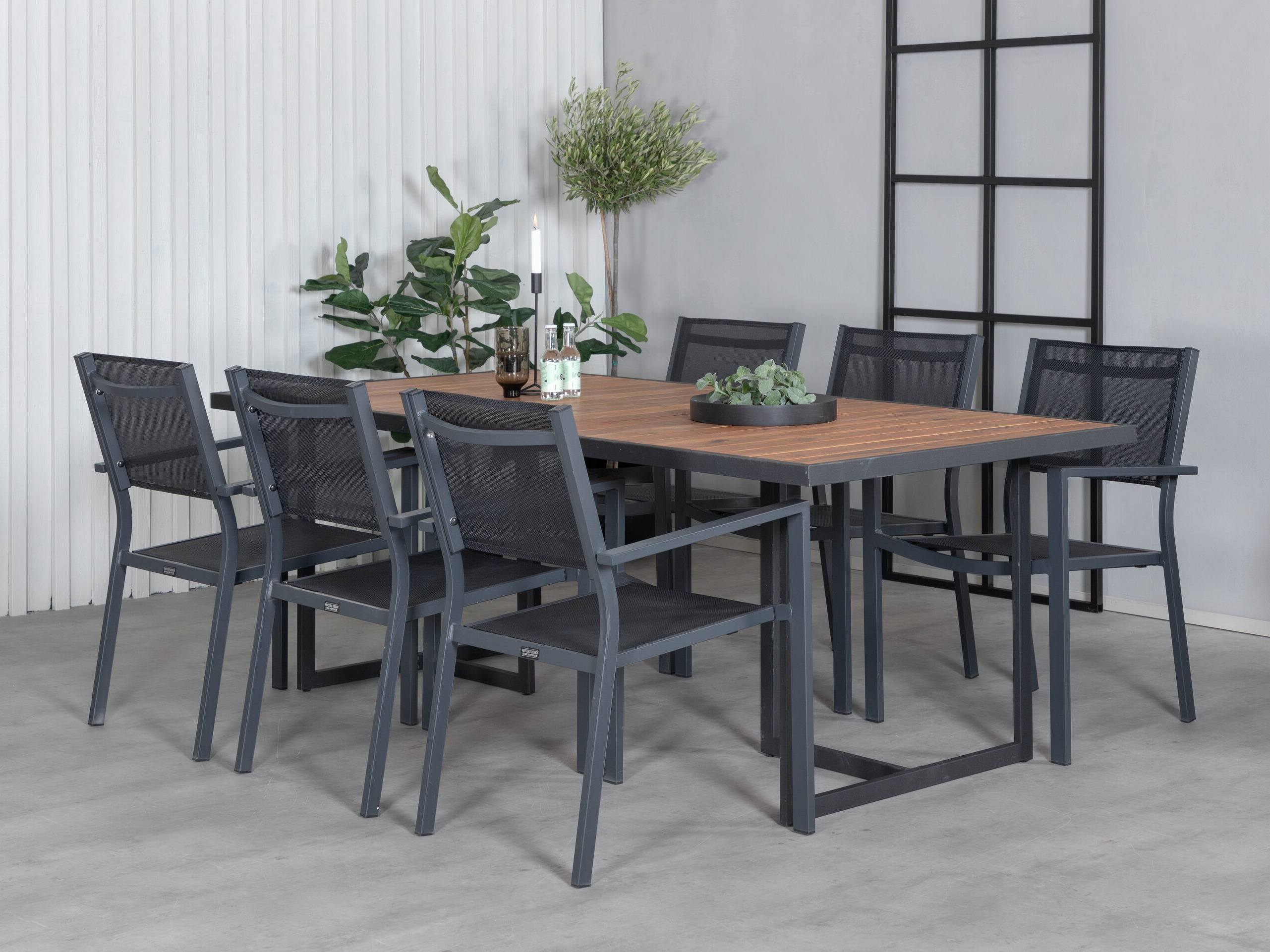 Table and chairs set Dallas 5324